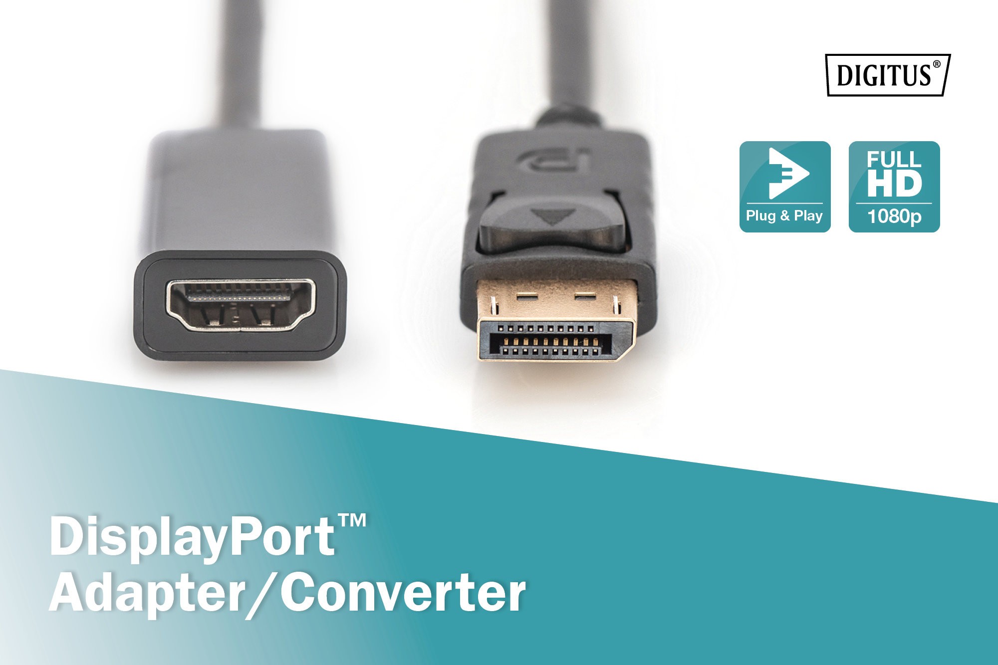 Digitus AK-340400-001-S Display-HDMI Adaptör