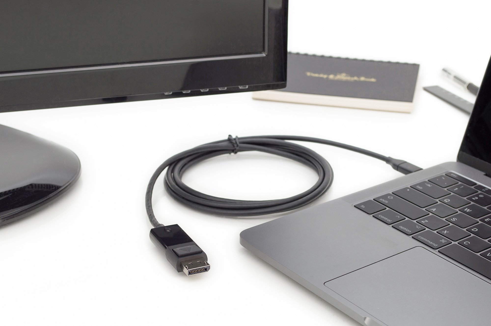 DIGITUS USB Type-C Gen 2 adaptör kablosu, Type-C’den DP’ye