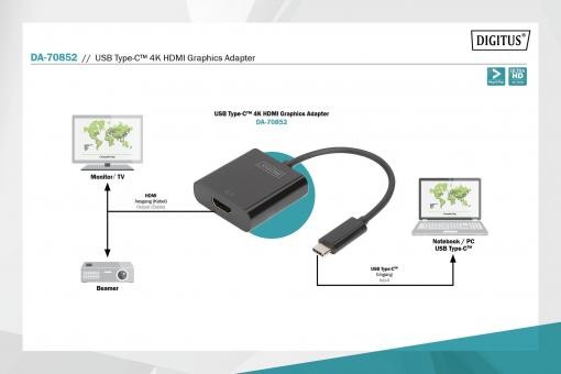 Digitus DA-70852 Usb3.1 Gen Type-C To HDMI