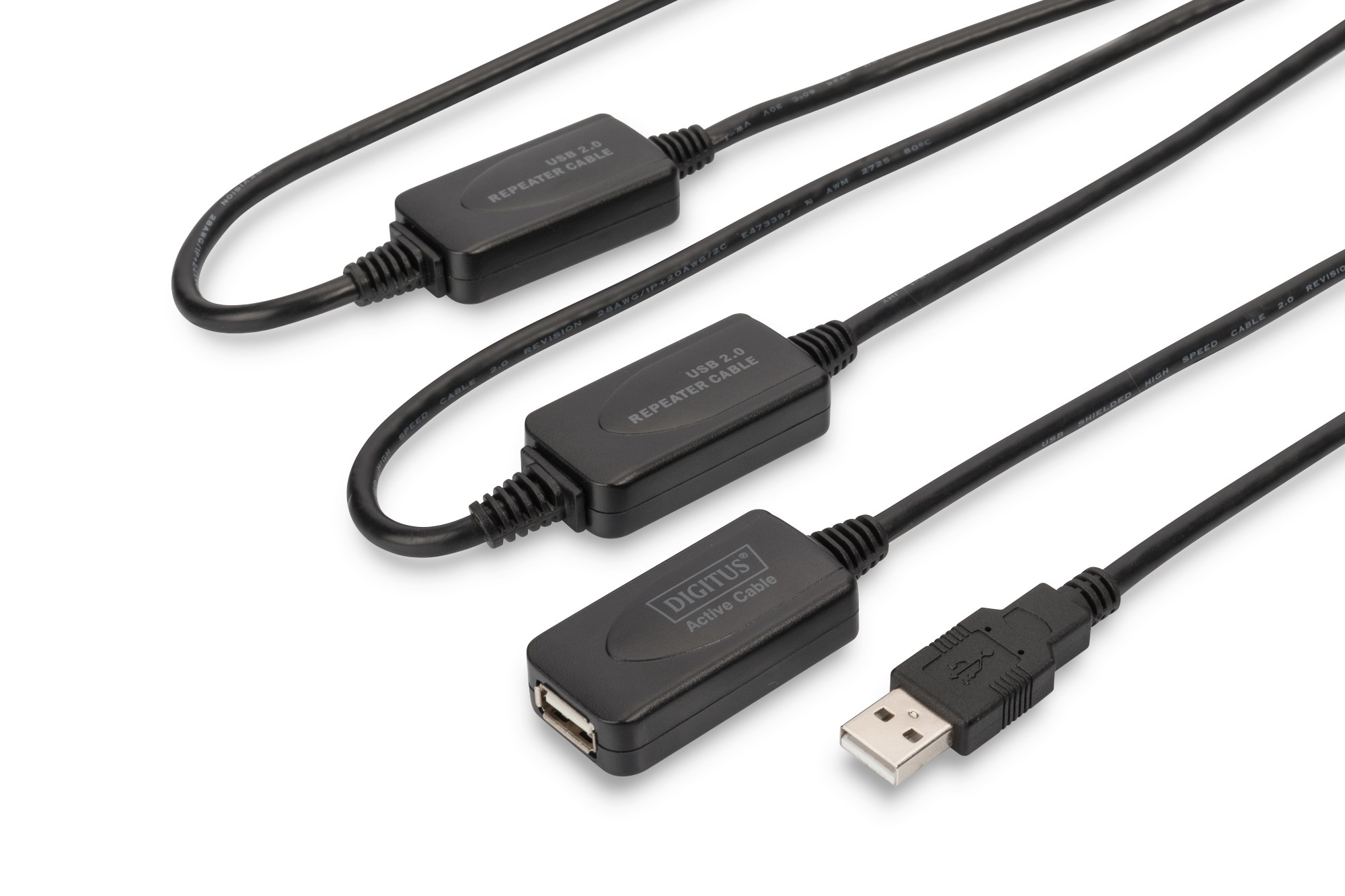 Digitus DA-73103 USB 2.0 Usb Uzatma Kablosu Usb 2.0, 25 Metre