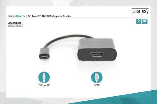 Digitus DA-70852 Usb3.1 Gen Type-C To HDMI