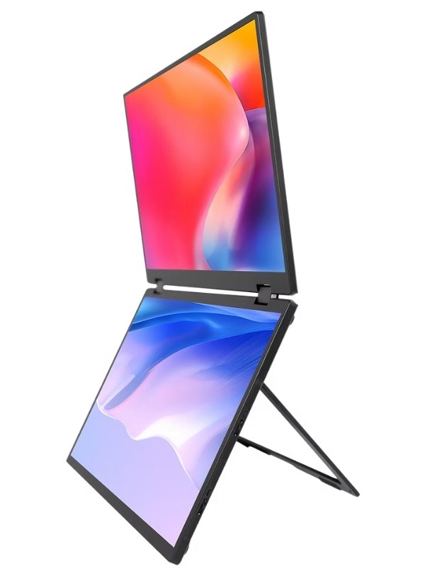 Vesamax Mobil Katlanıp Taşınılabilir İkili Harici Monitör 15.6" 1080P (Full Hd)