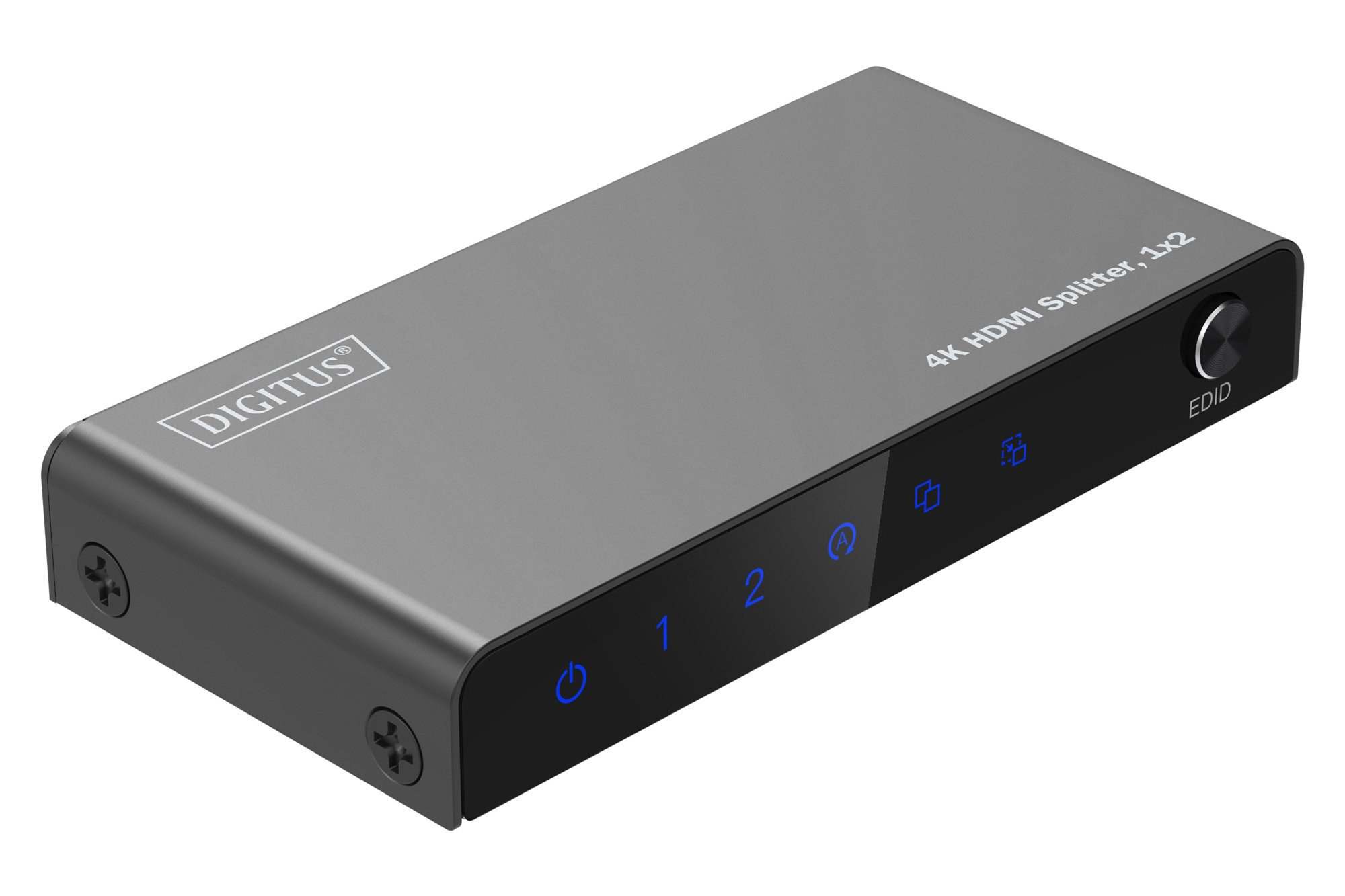 DIGITUS 4K HDMI ayırıcı, 1x2 HDMI ayırıcı, 4K/60Hz HDCP 2.3, EDID kontrolü