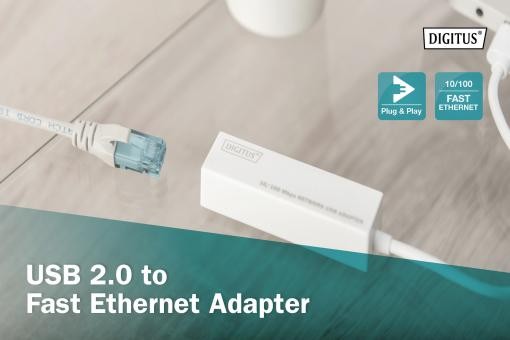 Digitus DN-10050-1 USB Ethernet Adaptörü