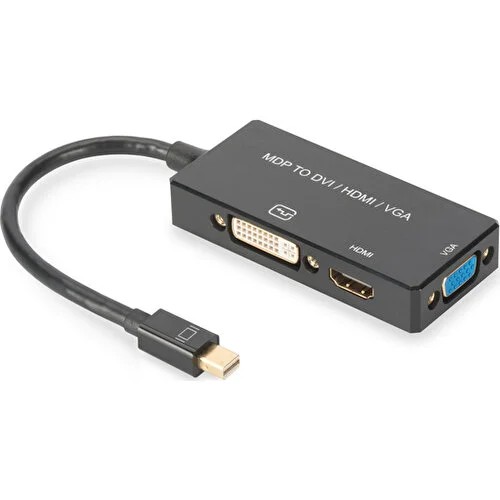 Digitus Mini Displayport Çeviricisi 3 In 1 Multi-Media Kablosu Kablolu