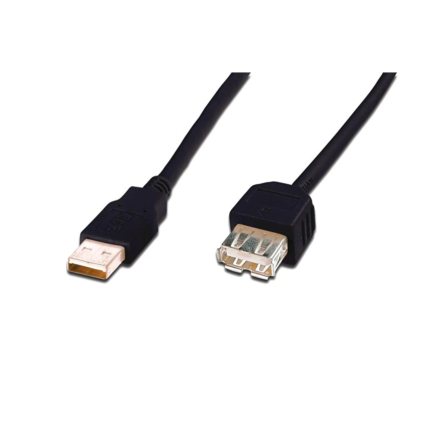 Usb 2.0 Uzatma Kablosu, Usb A Erkek - Usb A Dişi, 3 Metre