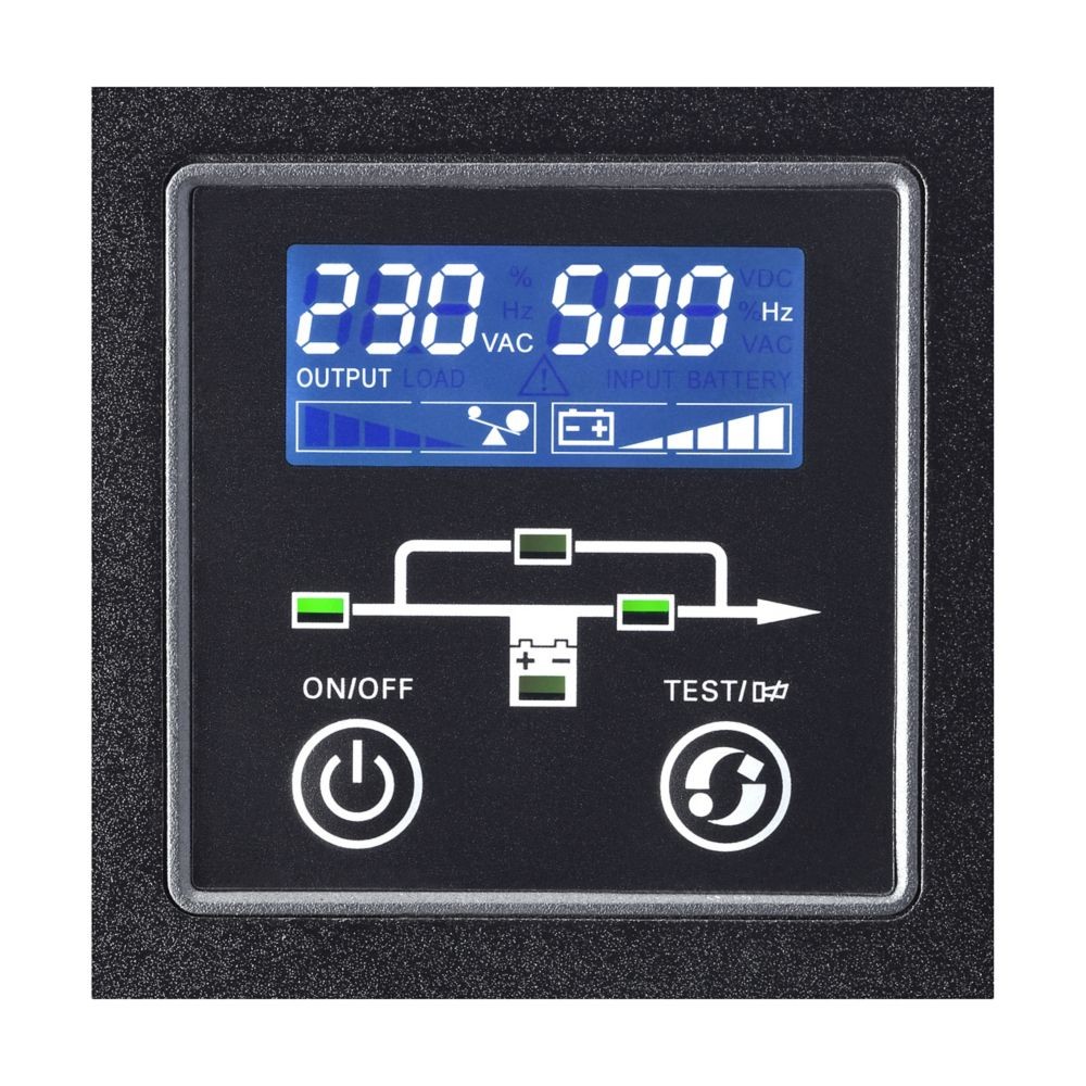 Eaton 9E UPS, 10 kVA, 8 kW, Input: Hardwired, Output: Hardwired, Tower
