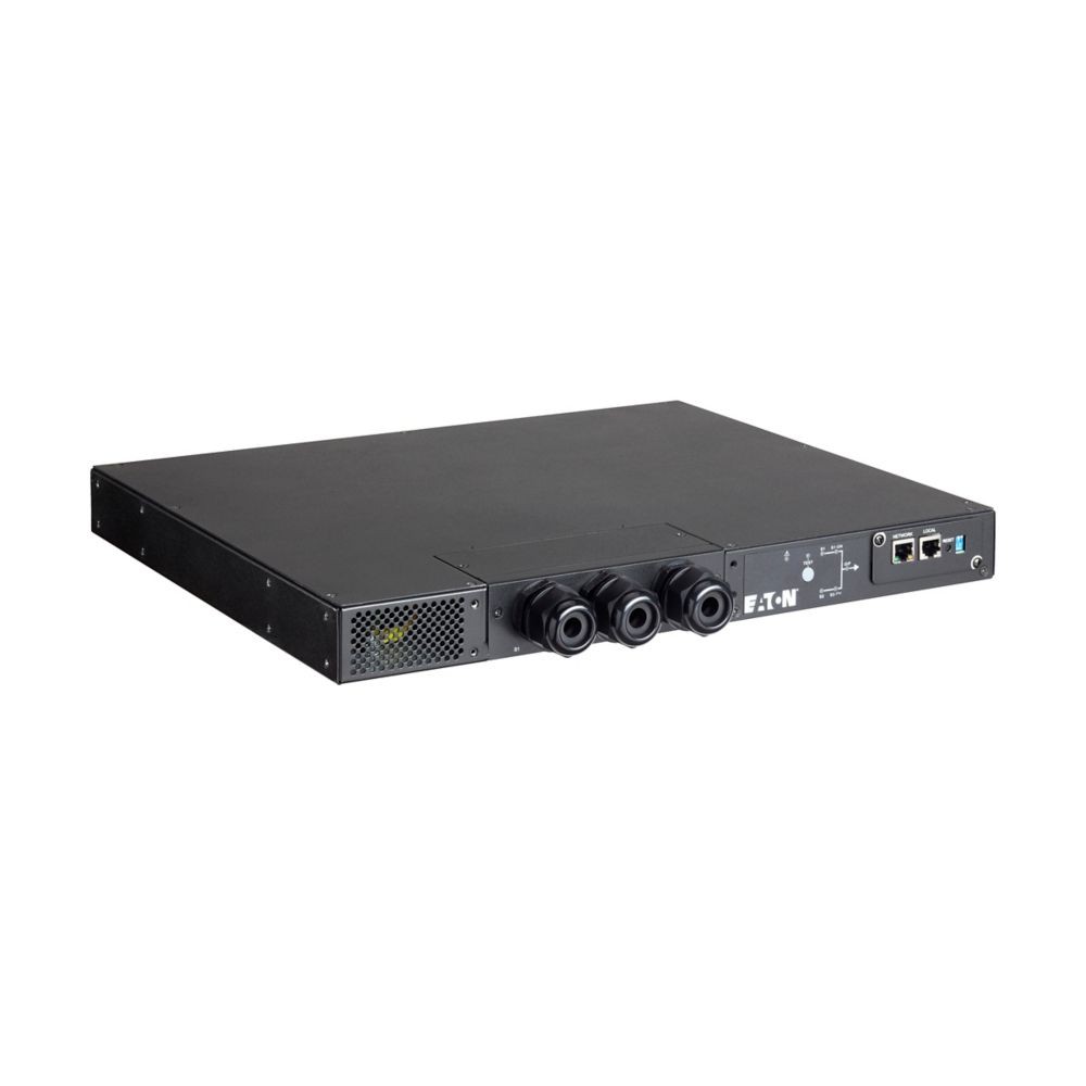 Eaton ATS 30A Netpack rack PDU, 1U, Inputs Hardwired, 7.4 kW max, 30A, 200-240V, Output Hardwired 