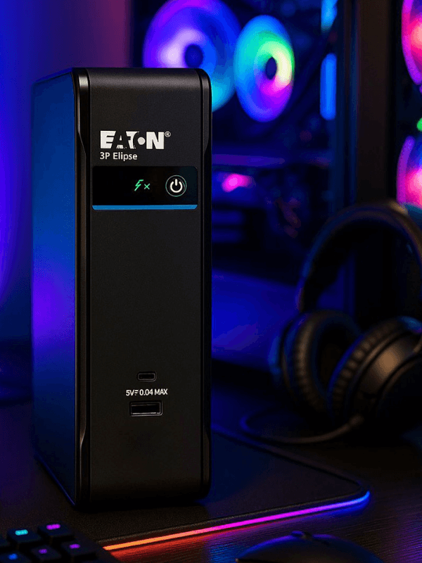 Eaton 3P Ellipse 1700 VA / 1040 W Gaming UPS – Oyuncu Bilgisayarları İçin Kesintisiz Güç Kaynağı
