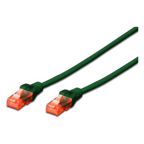 Assmann Digitus DK-1617-005/G 0,50 mt Cat6 AWG26/7 Lszh Utp Yeşil Patch Cord Kablo