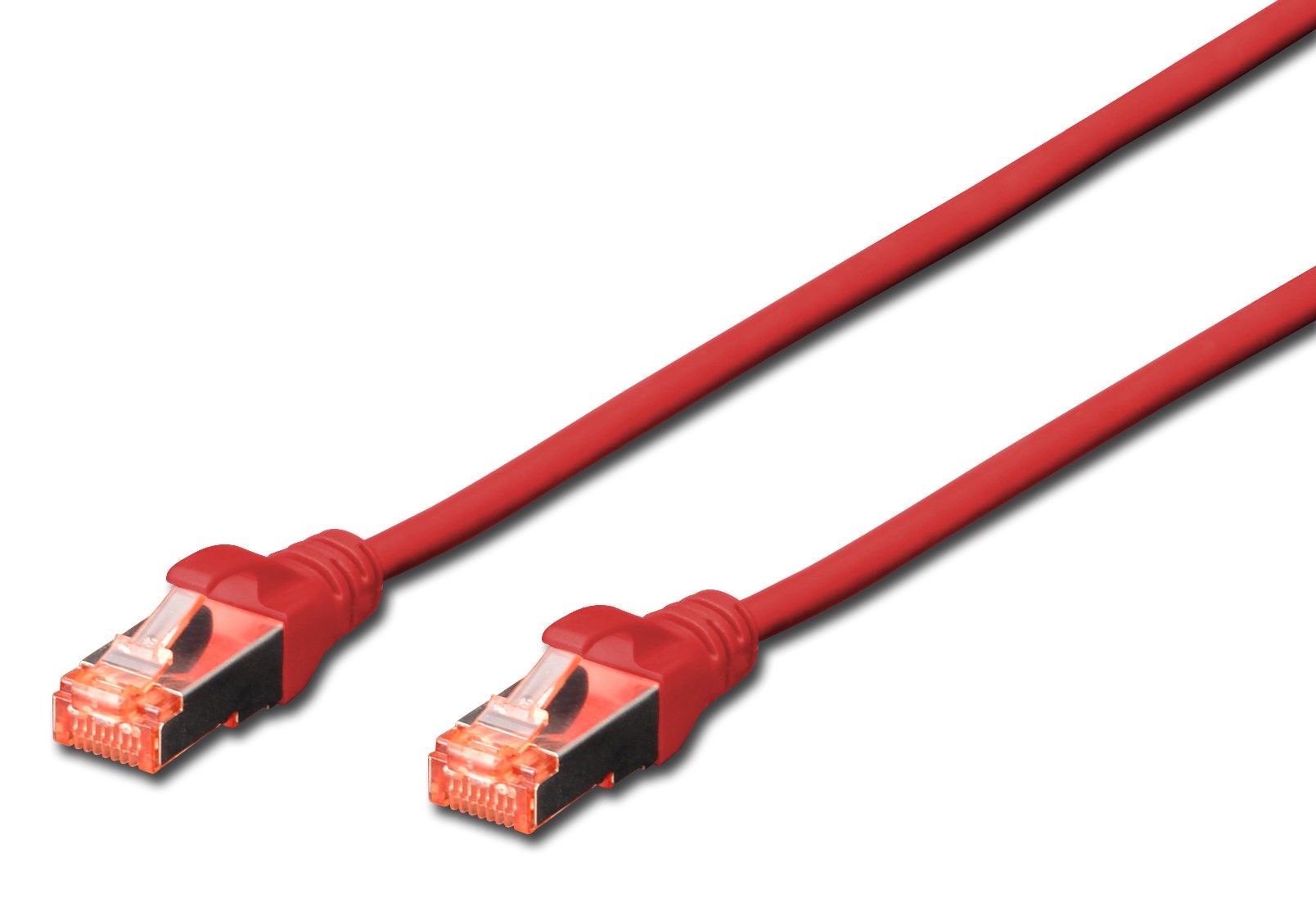 Dıgıtus DK-1644-A-0025/R 25CM S/ftp CAT6A Patch Kablo Kırmızı Halogenfree, Awg 26/7