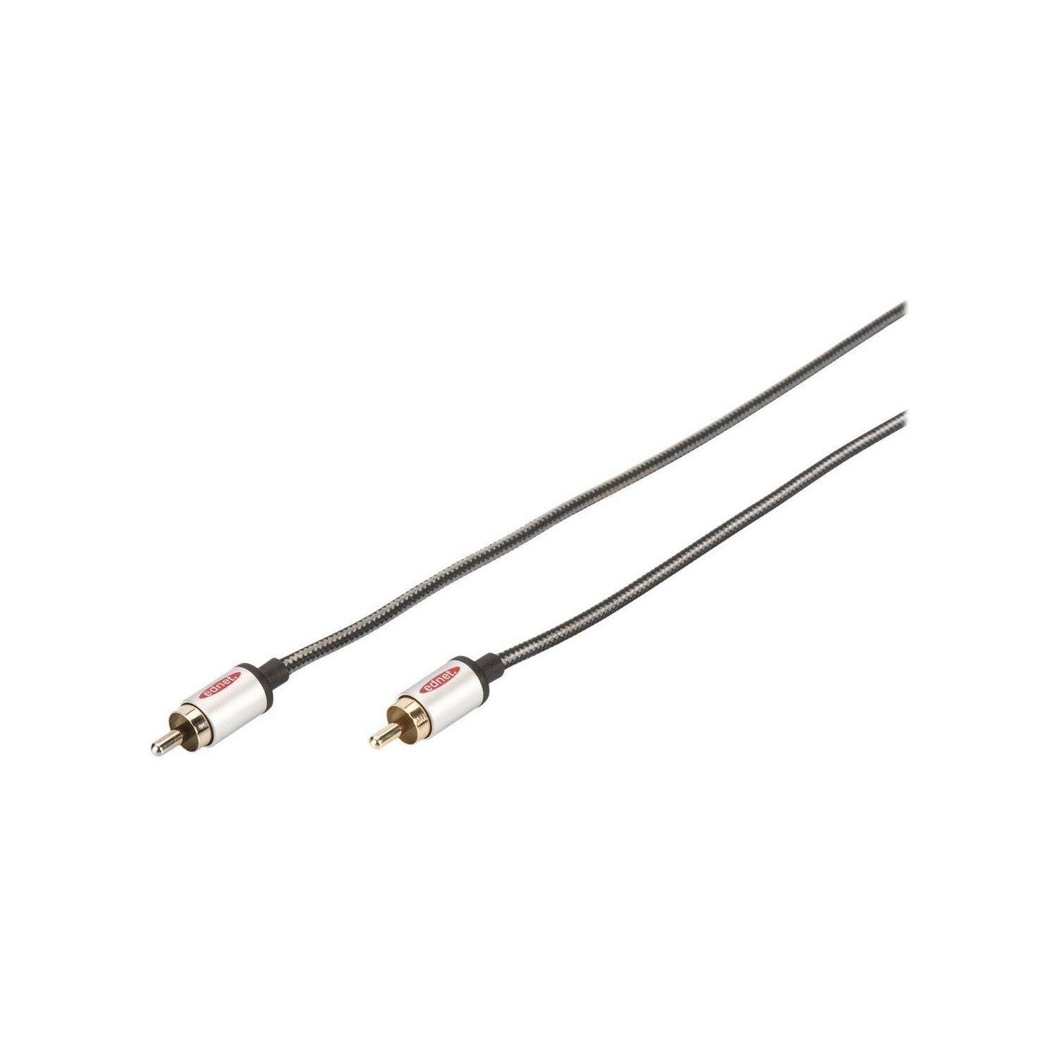 Ednet 84596 Rca Audio/phono 2.5 Metre Siyah Kablo