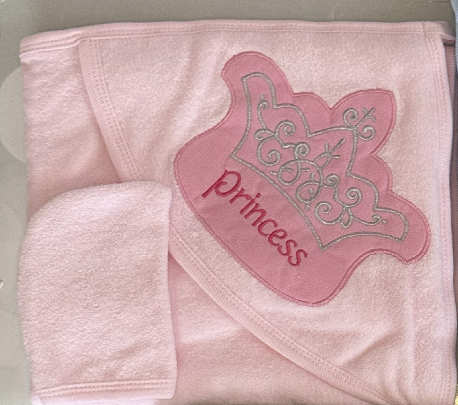  PEMBE YENİDOĞAN HAVLU - PEMBE