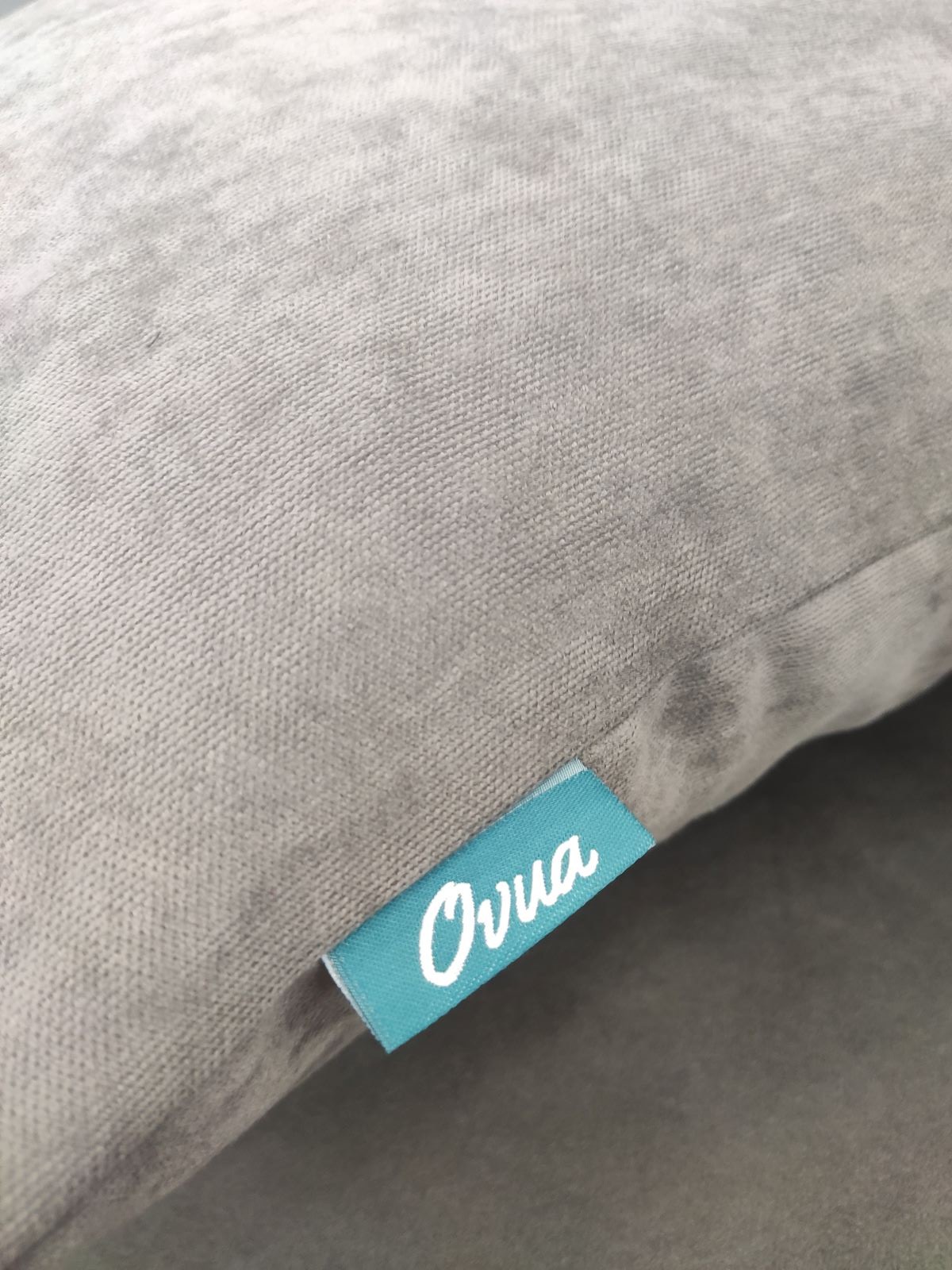 Ovua 4'lü Set Gri Süet Kırlent Kılıfı 