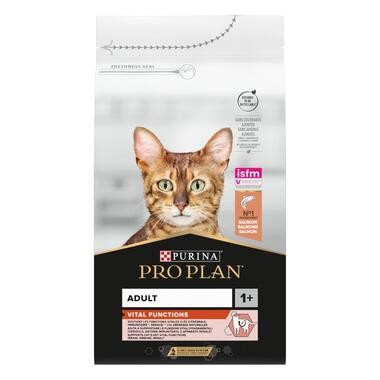 Pro Plan Vital Functions Adult Kuru Kedi Maması, Zengin Somon içeriği 3 kg