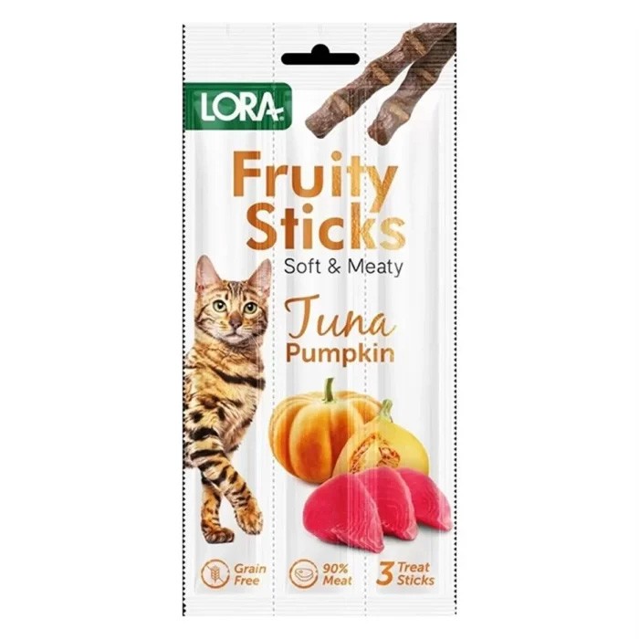 Fruity Sticks Ton Balıklı ve Balka Kedi Ödül Çubuğu 3x5 gr