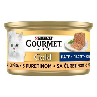 Gourmet Gold Kıyılmış Hindili Yaş Kedi Maması 85 Gr