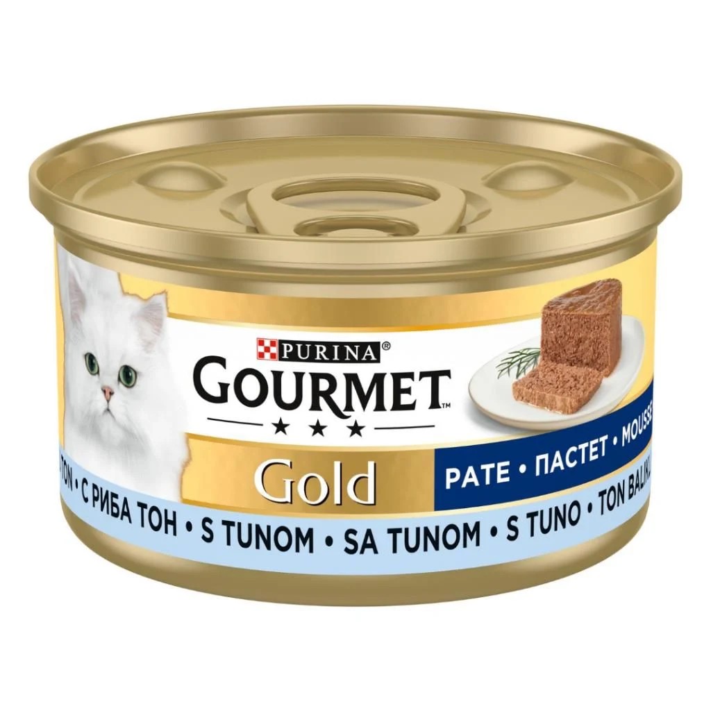 Gourmet Gold Kıyılmış Ton Balıklı Yaş Kedi Maması 85 Gr