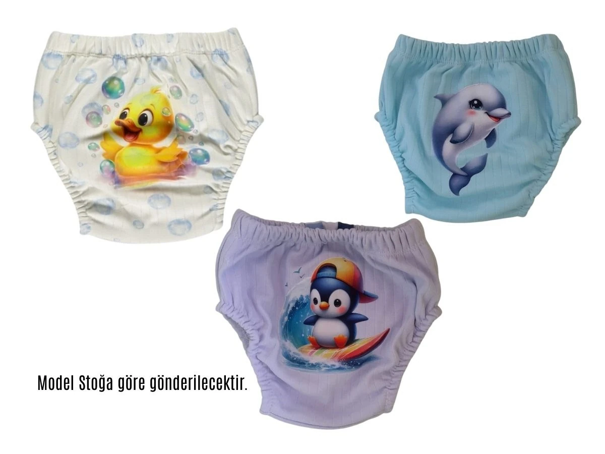 Alıştırma Külodu Suprem Kumaş 3 Adet Mavi (Model Stok Durumuna Göre Gönderilir)