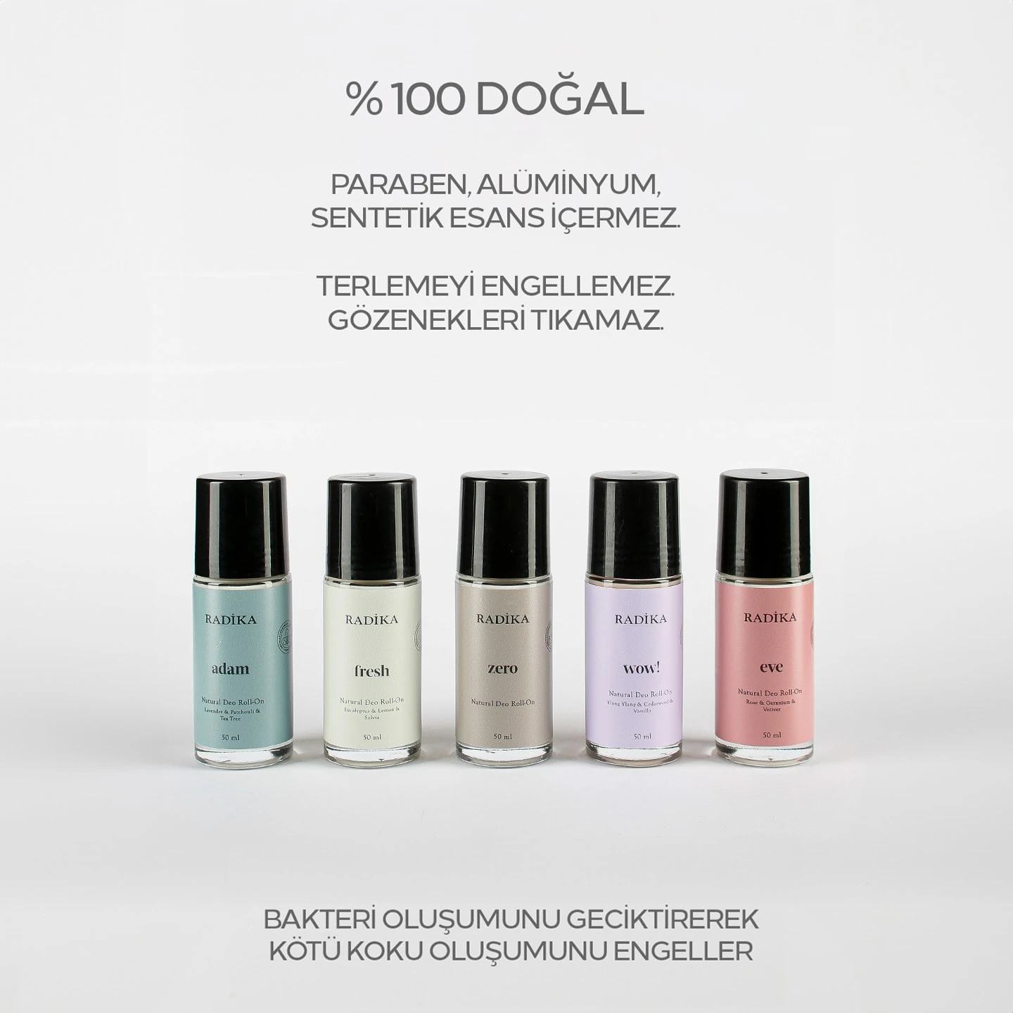 Doğal Roll-On | Kadın ve Erkek Seti | Adam & Eve