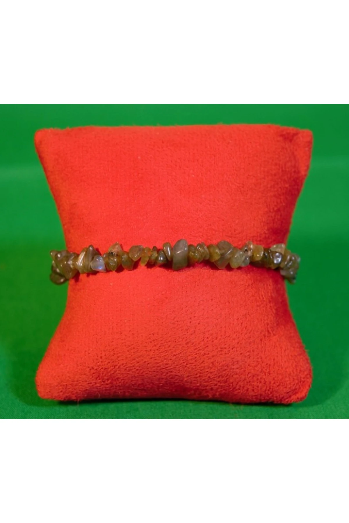 Koyu Yeşil Akik Bileklik