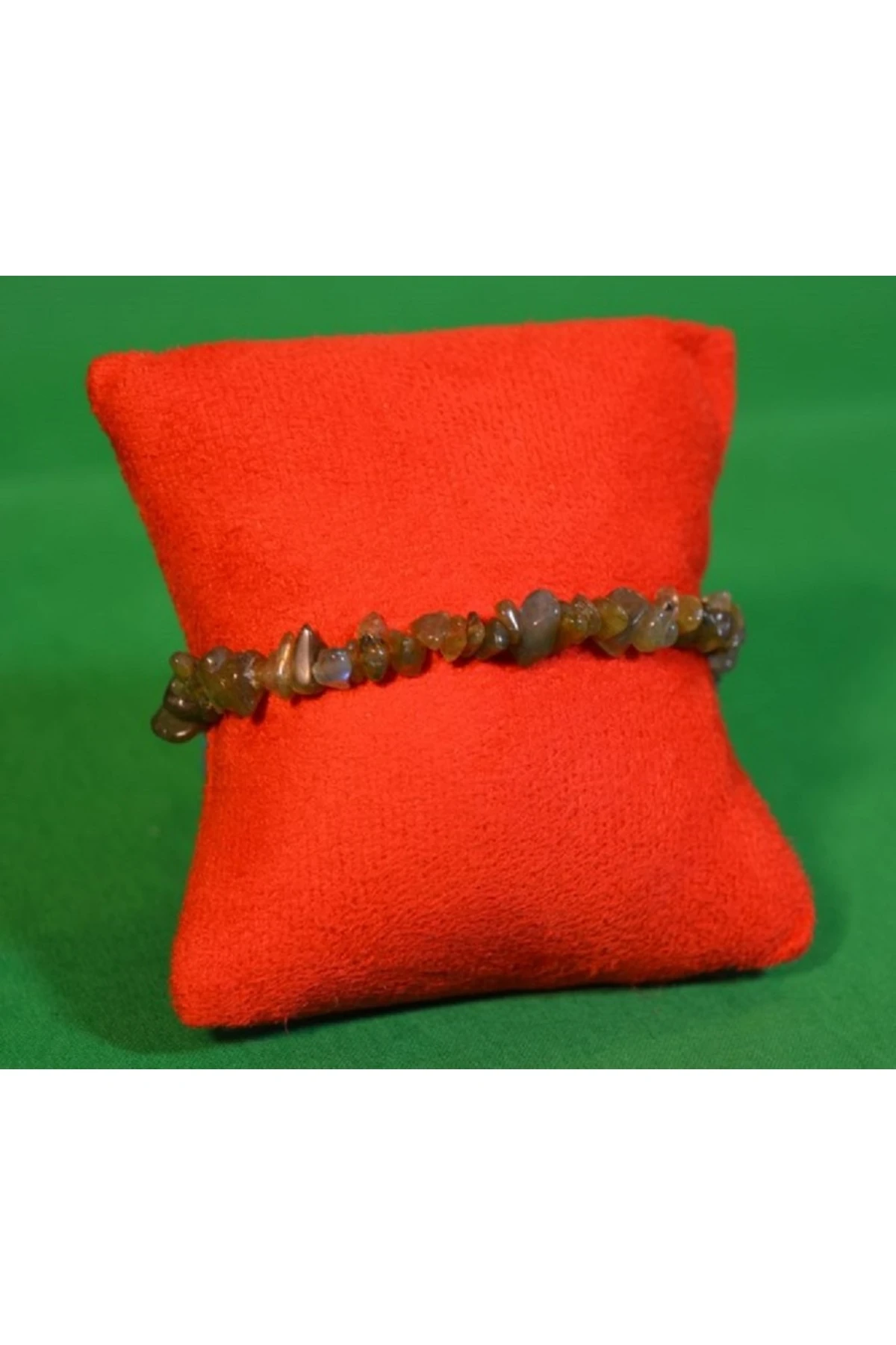 Koyu Yeşil Akik Bileklik