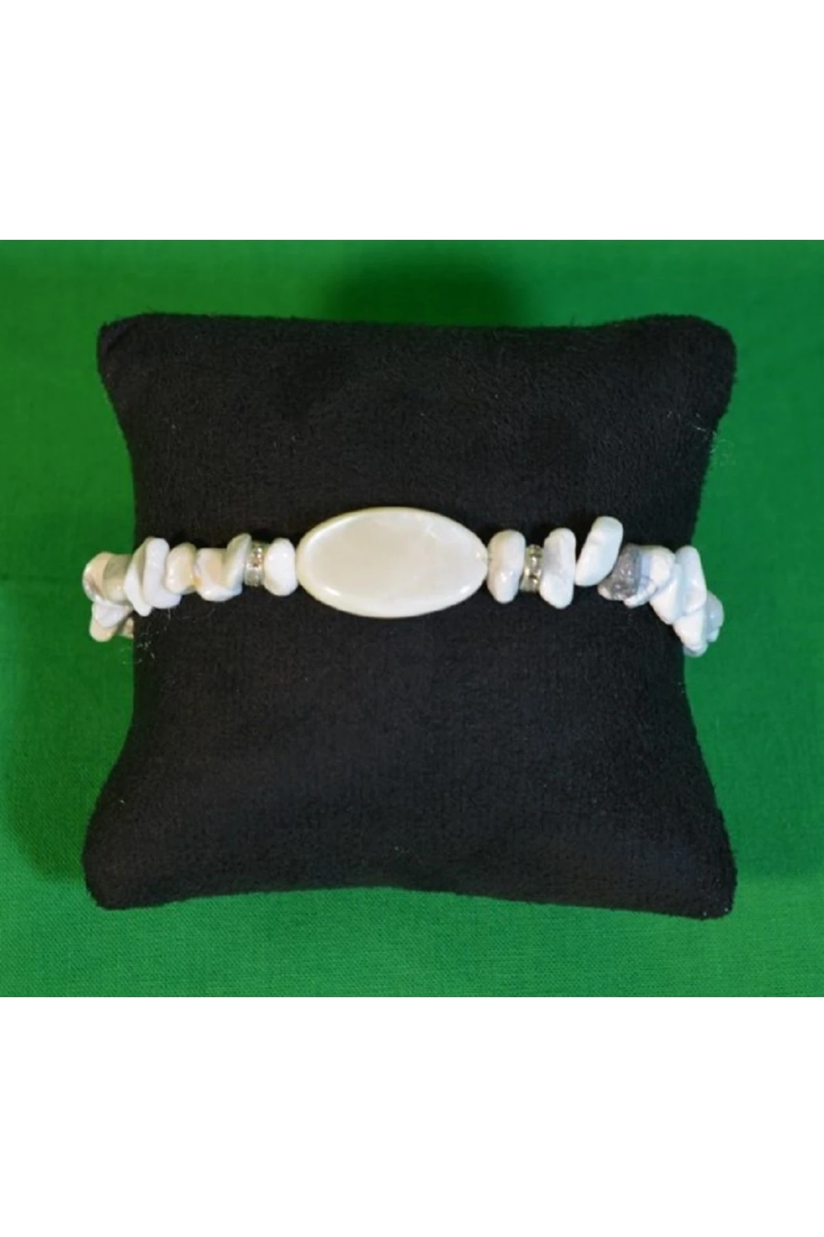 Sedef Uçlu Akik Bileklik Küçük