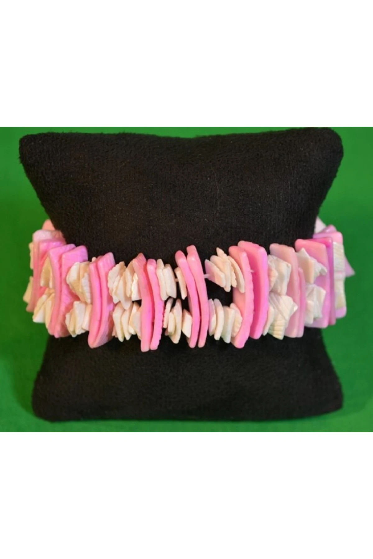 Pembe-Beyaz Sedef Bileklik