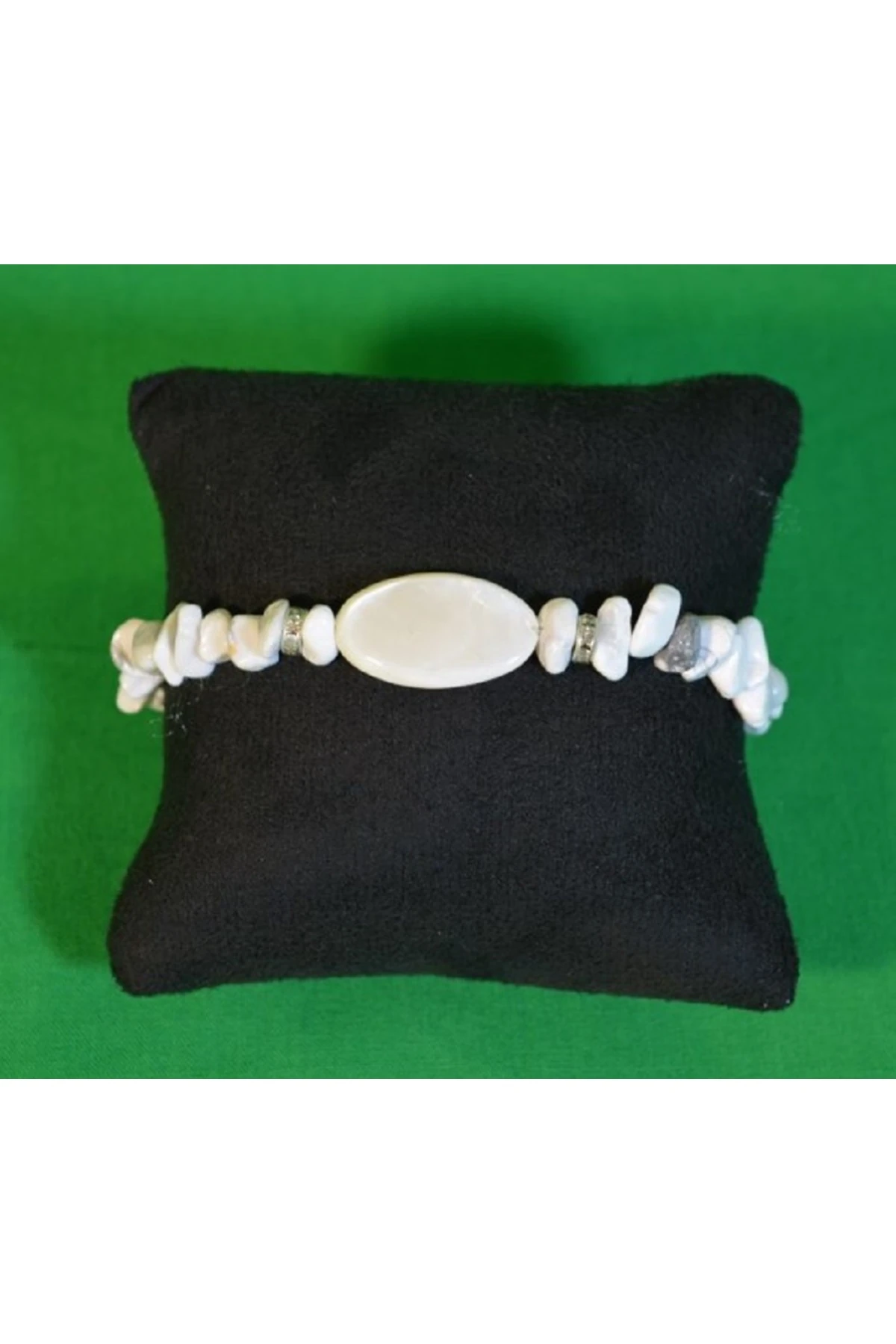 Sedef Uçlu Akik Bileklik Küçük