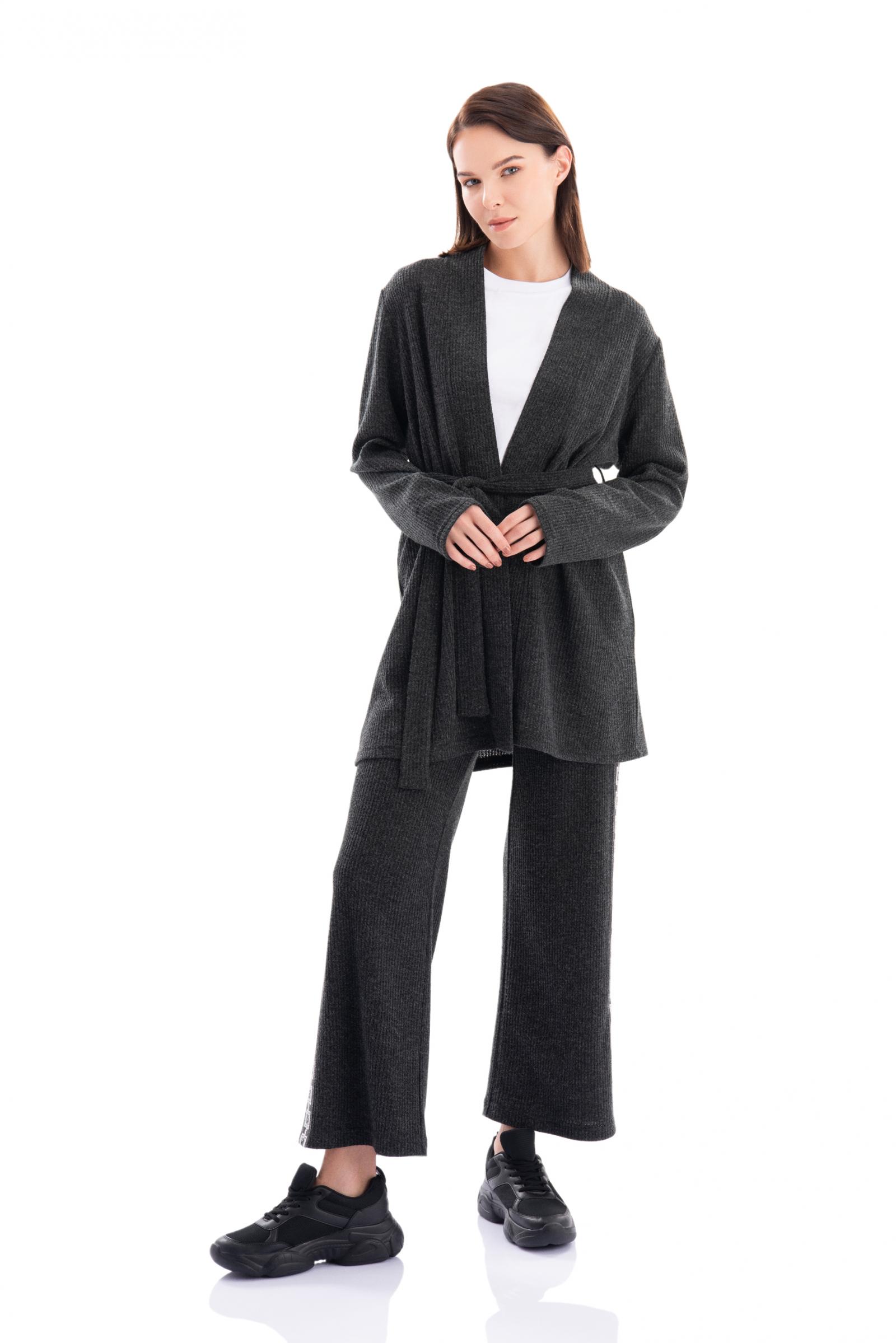 Gofre Şeritli Pantolon