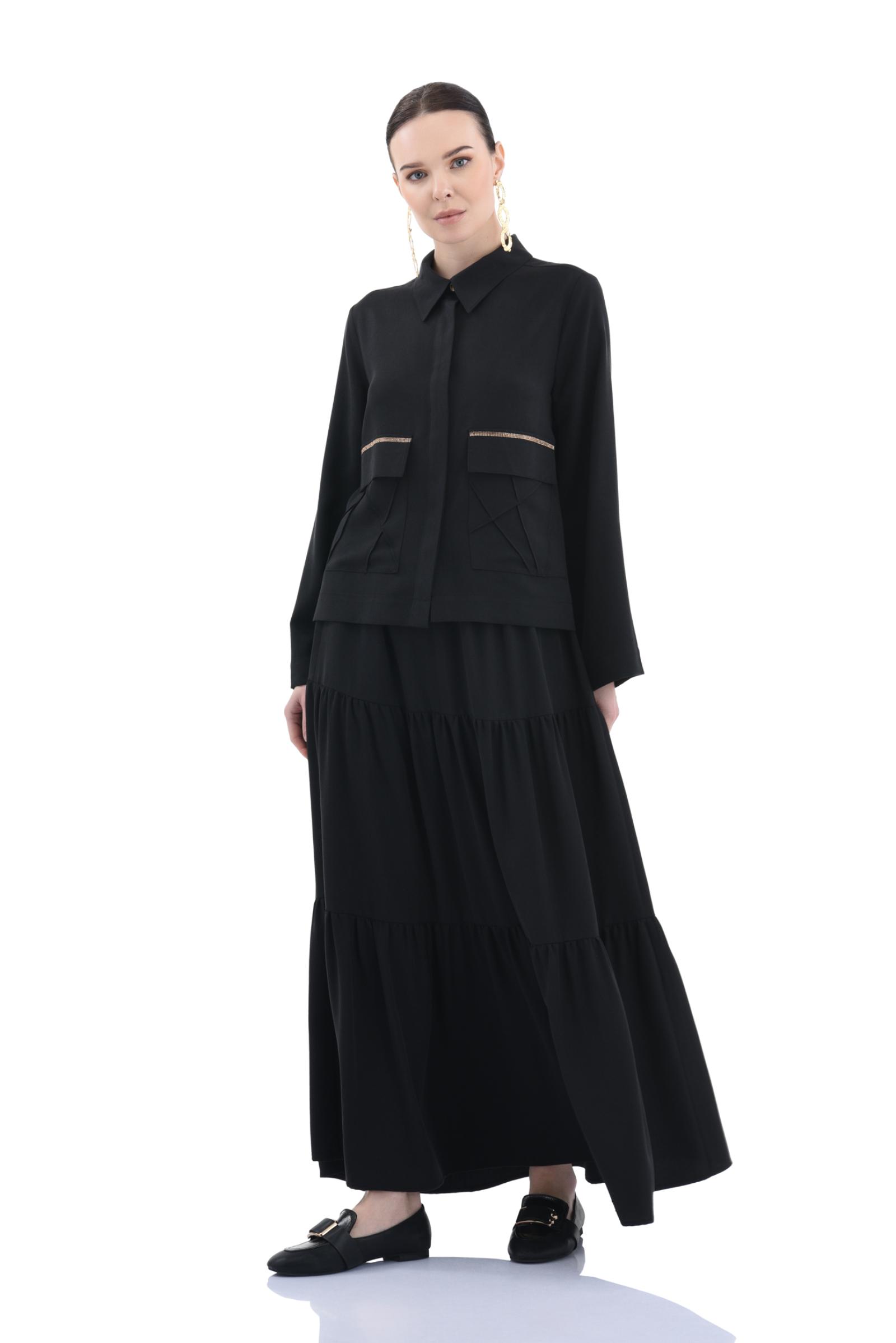 Cep Detaylı Liyosel Etekli Takım