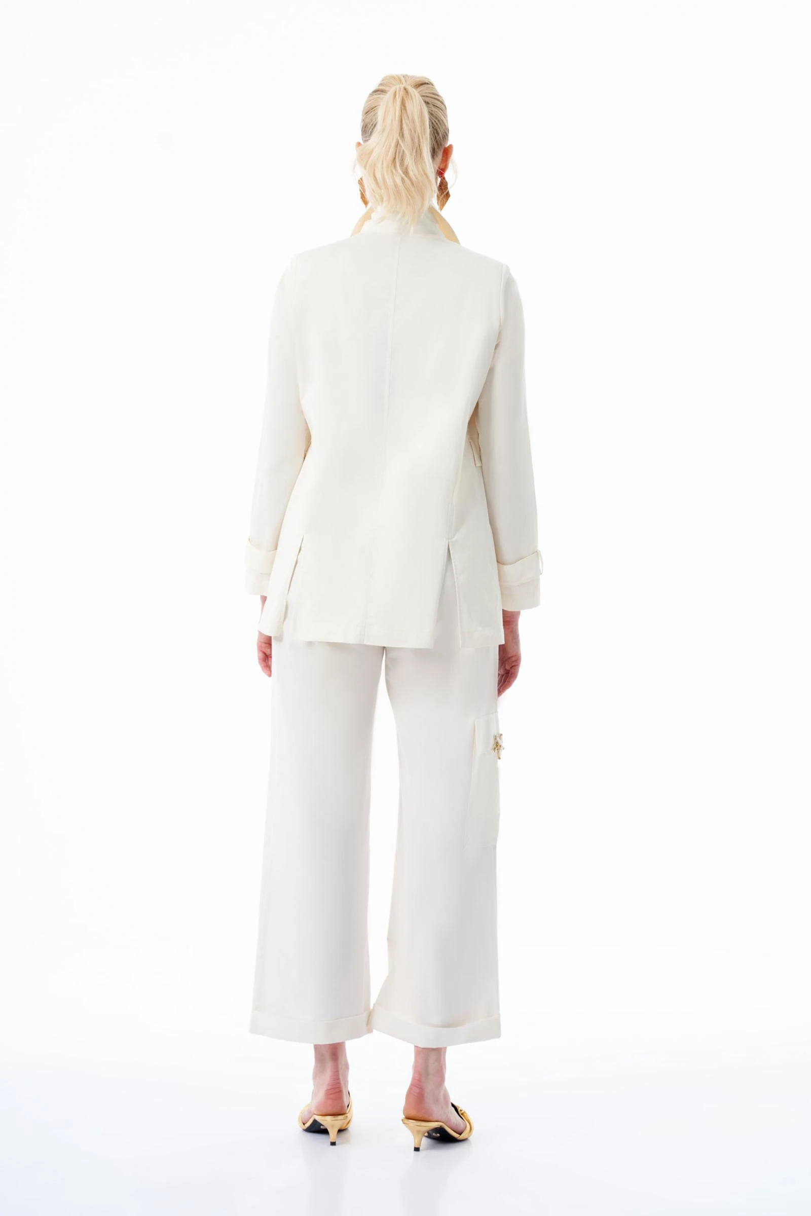 Cepli Kadın Ekru Kadın Pantolon (1.1.2)