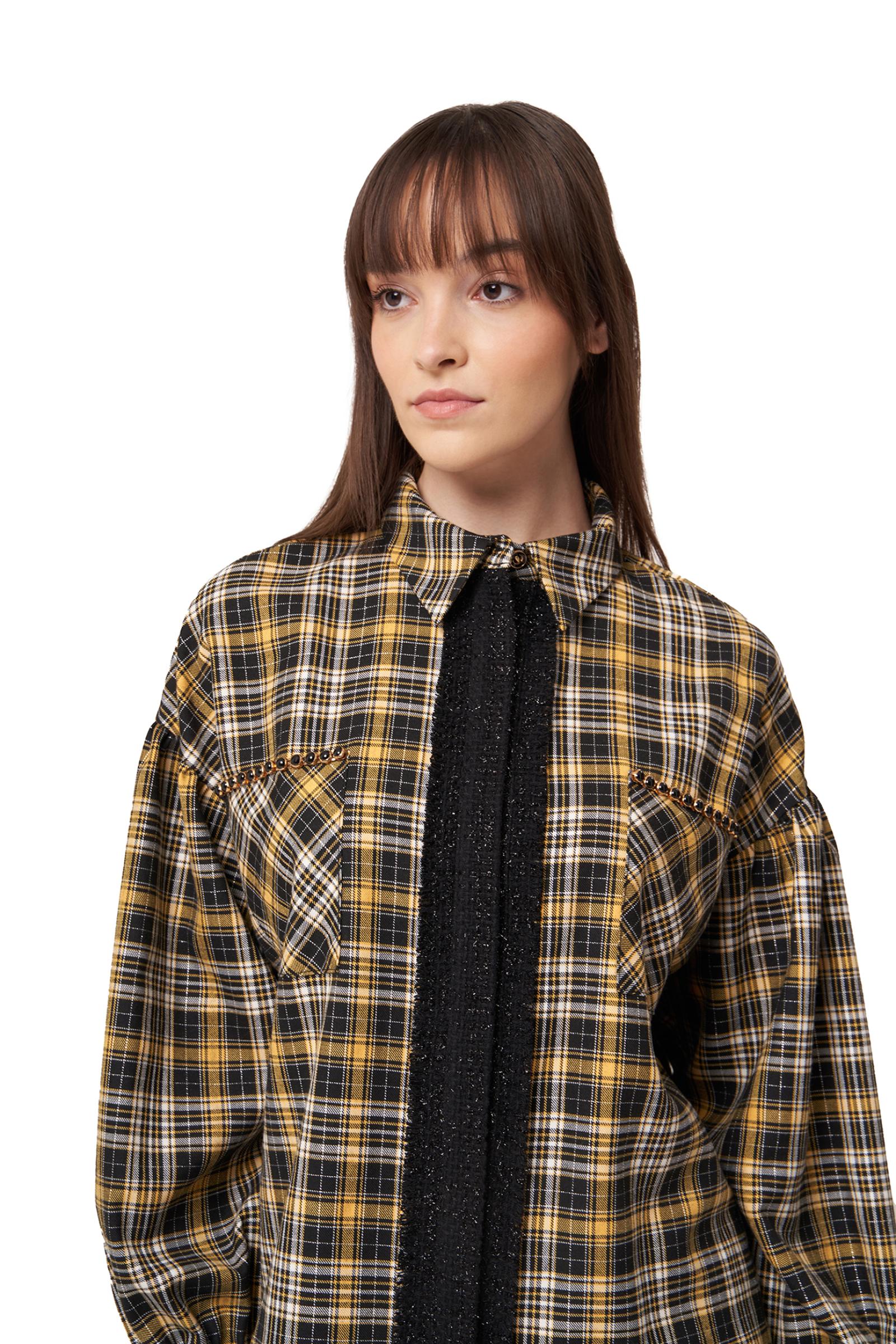 Cep Detaylı Ekose Gömlek