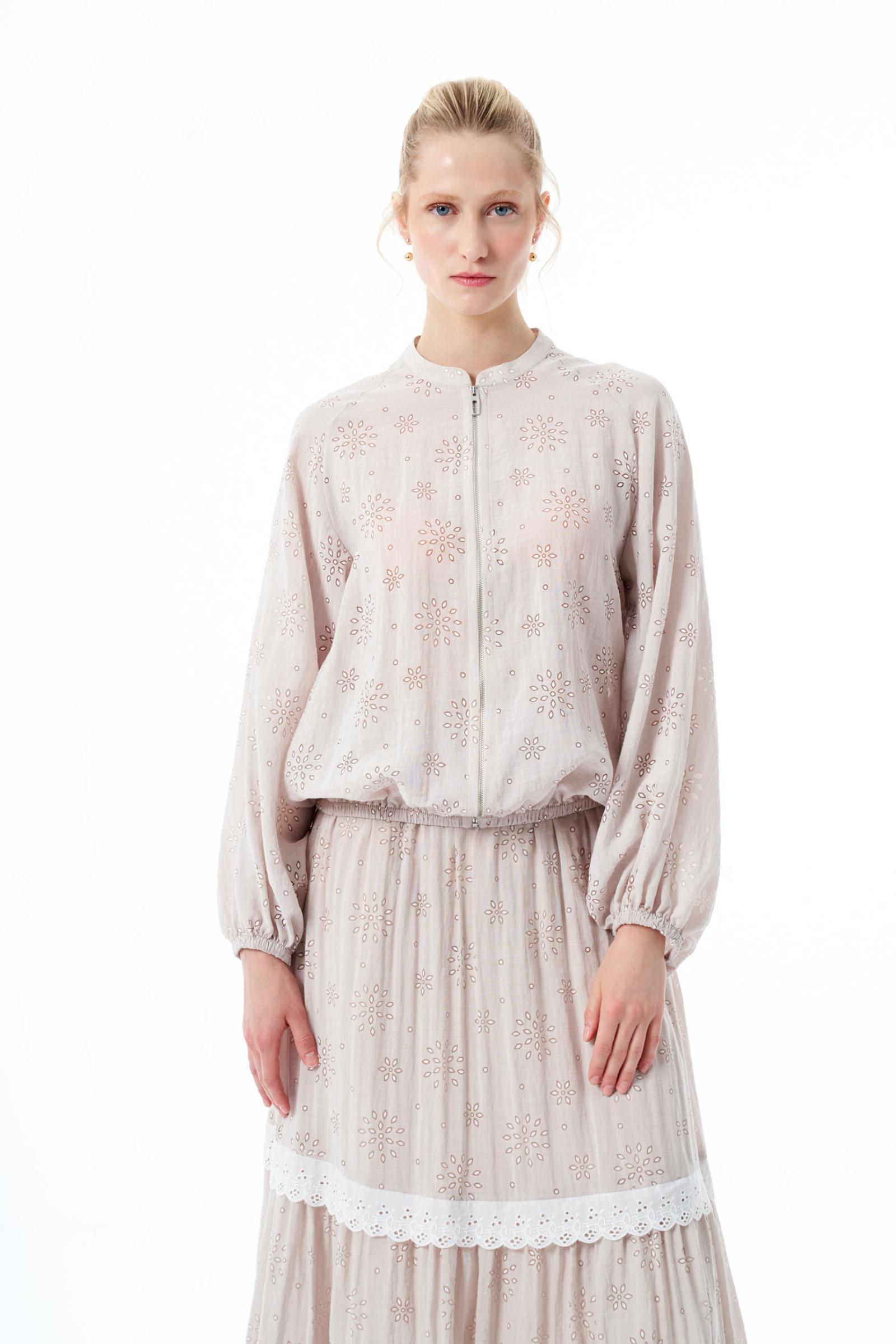 Şerit Detaylı Uzun Kadın Etek (SERİ 1.1.2)