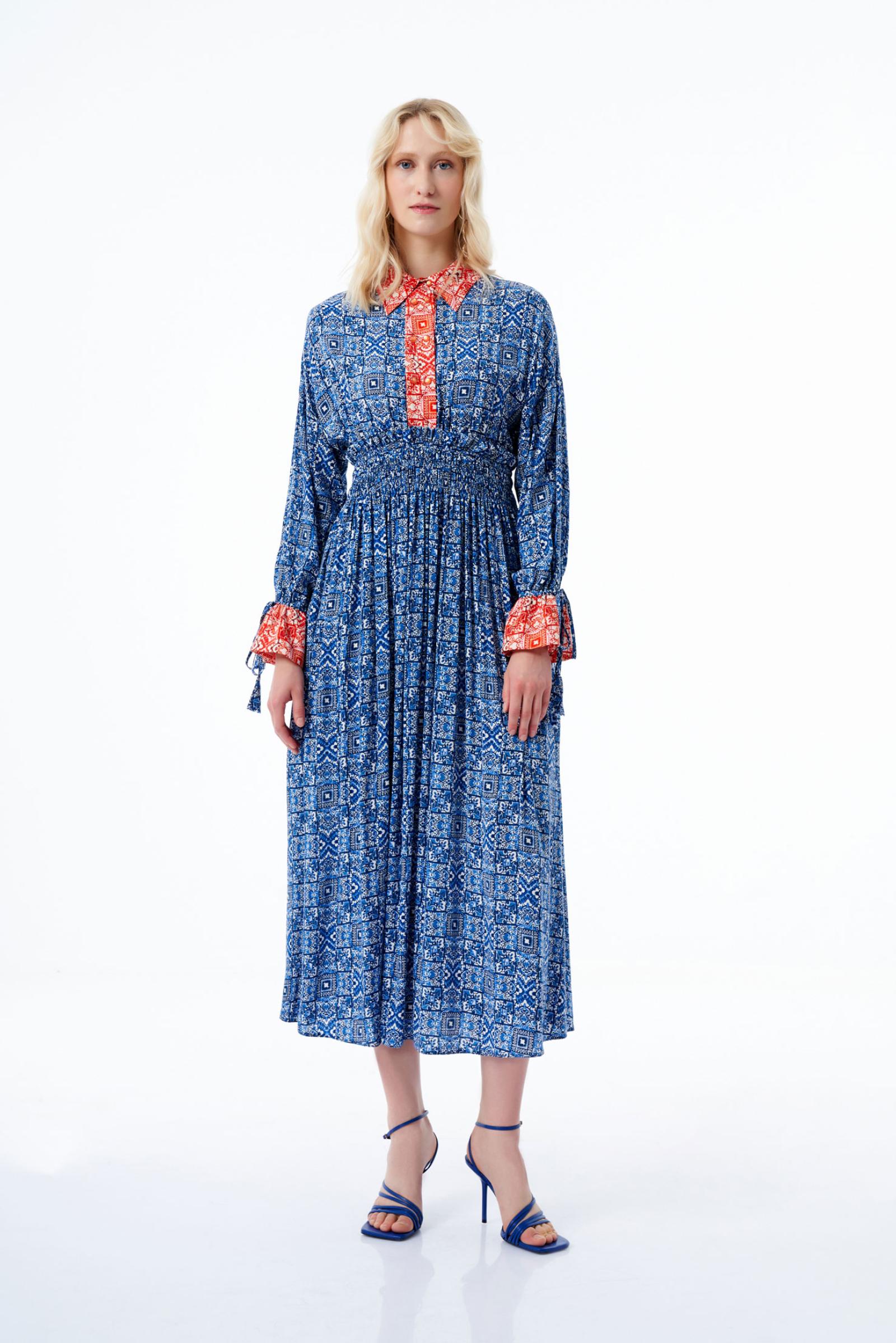 Etnik Desen Kadın Elbise