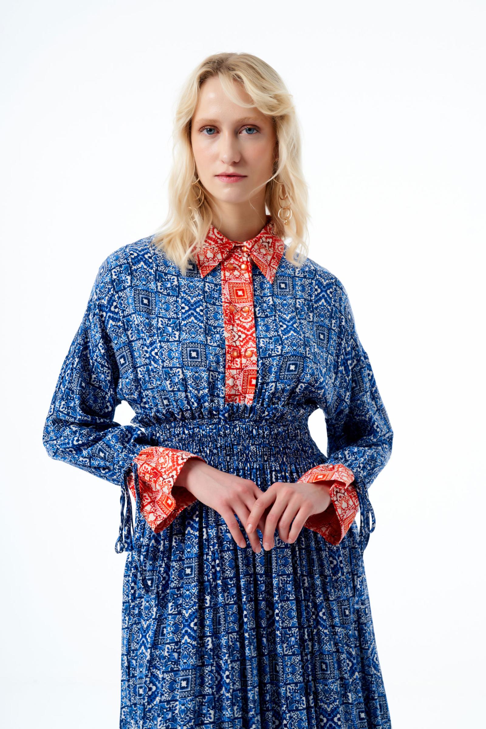 Etnik Desen Kadın Elbise