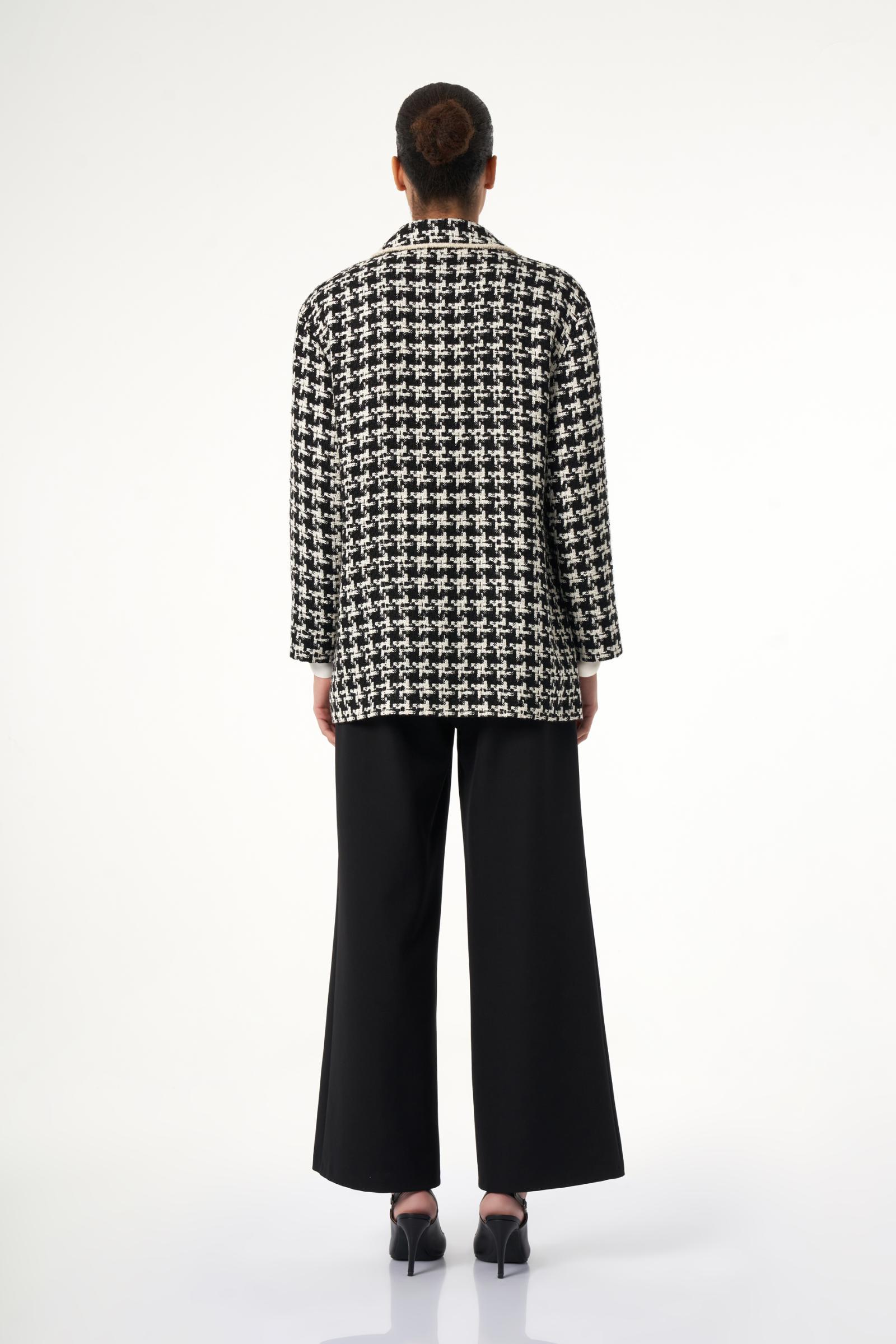 Ekose Desenli Kadın Ceket (SERİ 1.2.2.3)