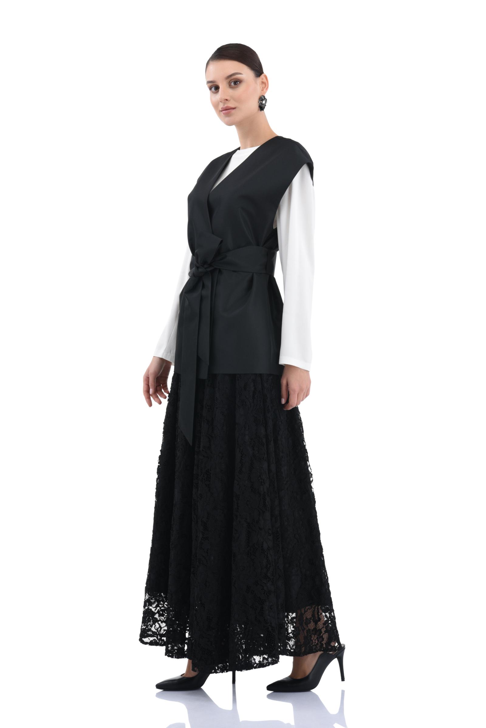 Kuşaklı Tafta Yelek