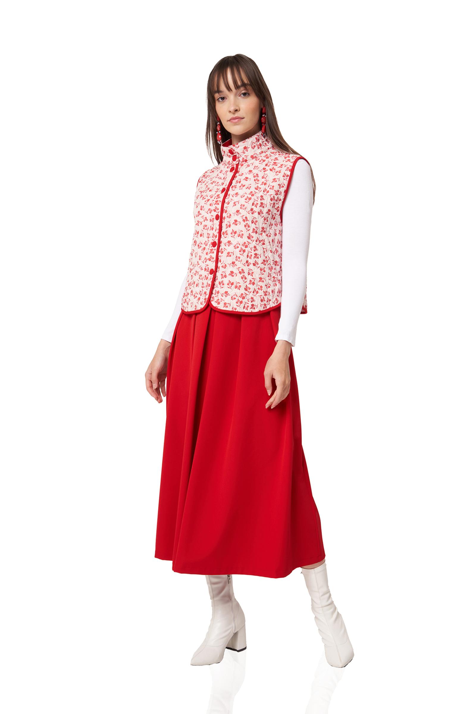 Kırmızı Uzun Etek