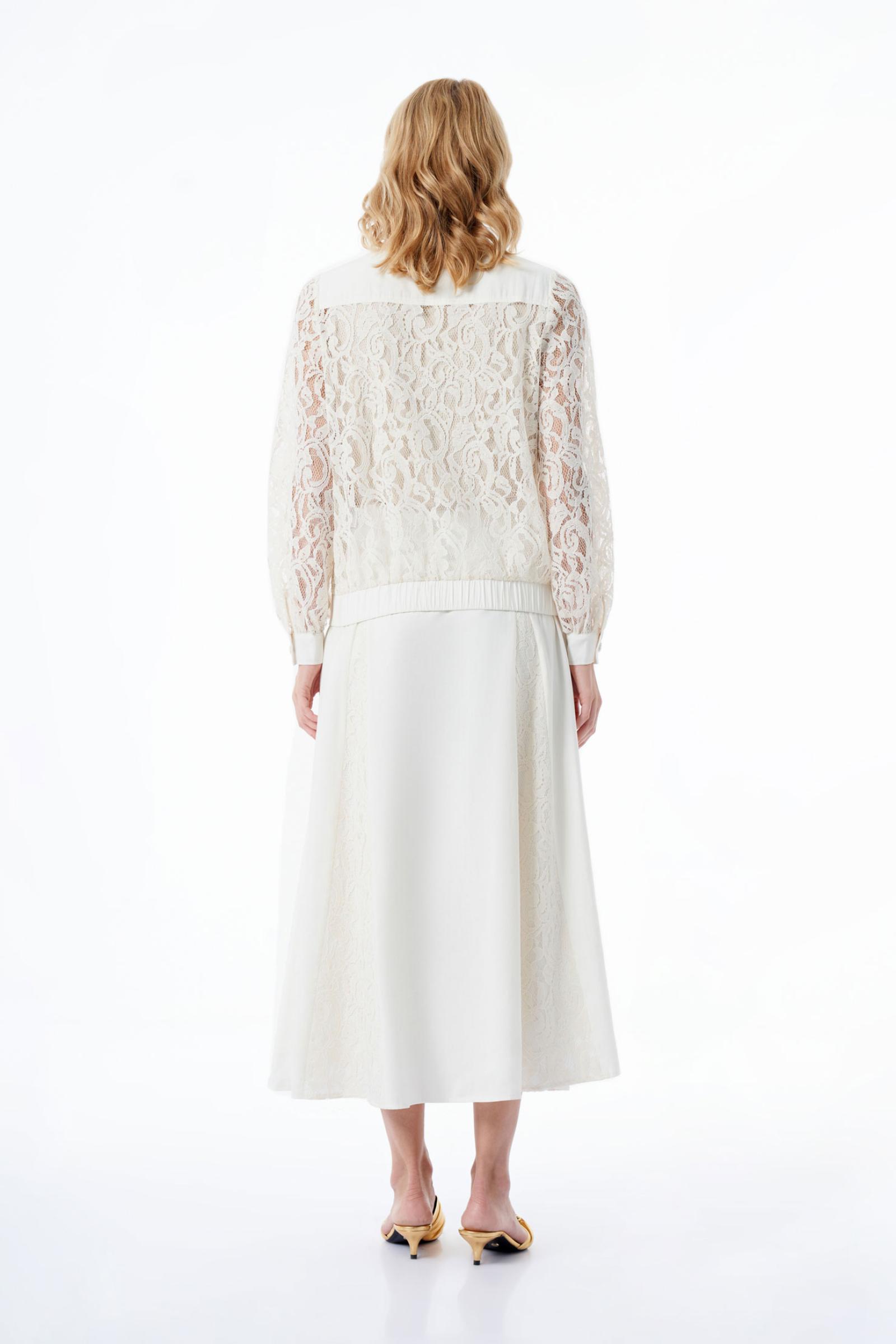 Ekru Dantel Kadın Ceket (SERİ 1.1.2.2)