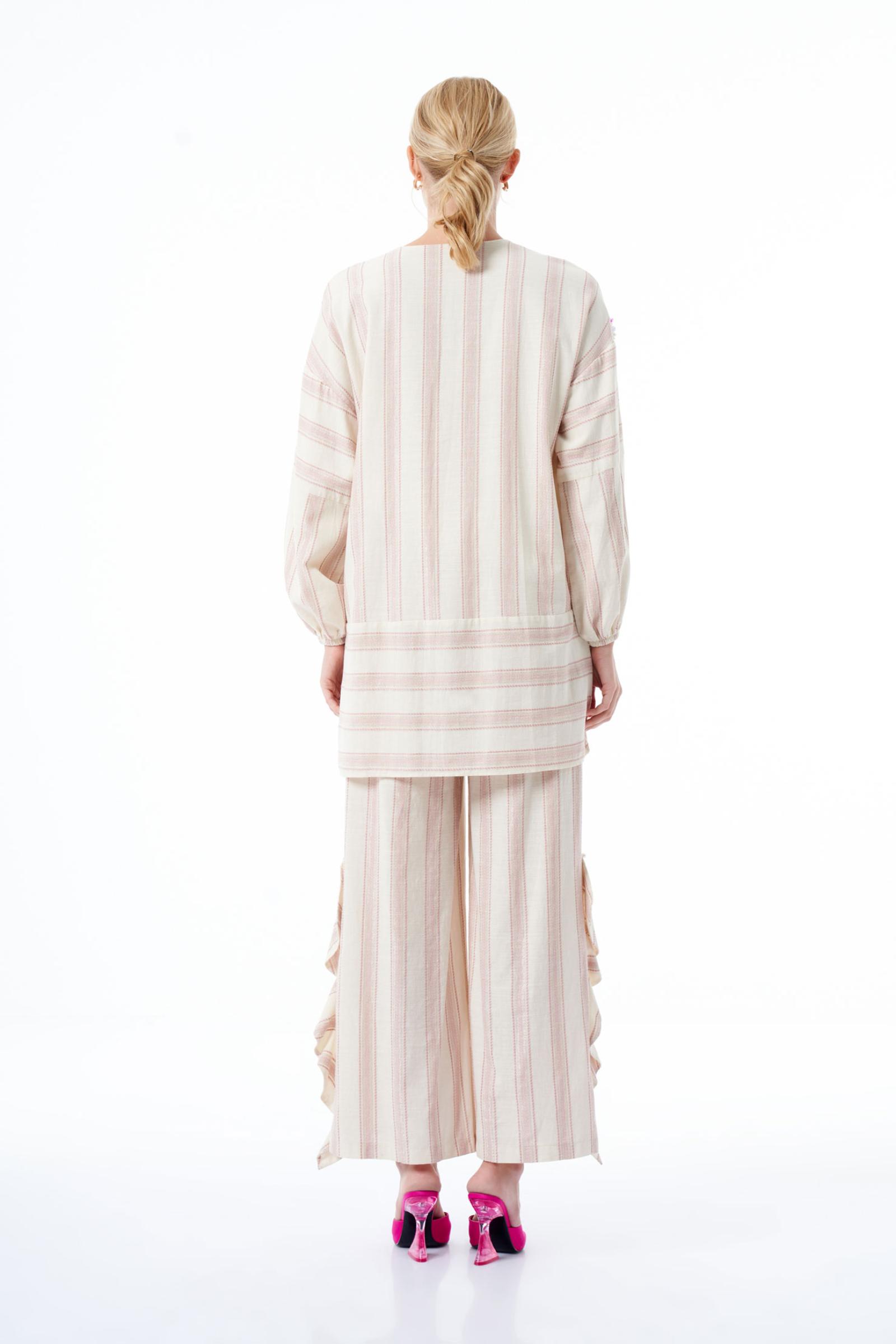 Pul Boncuk İşlemeli Kadın Tunik