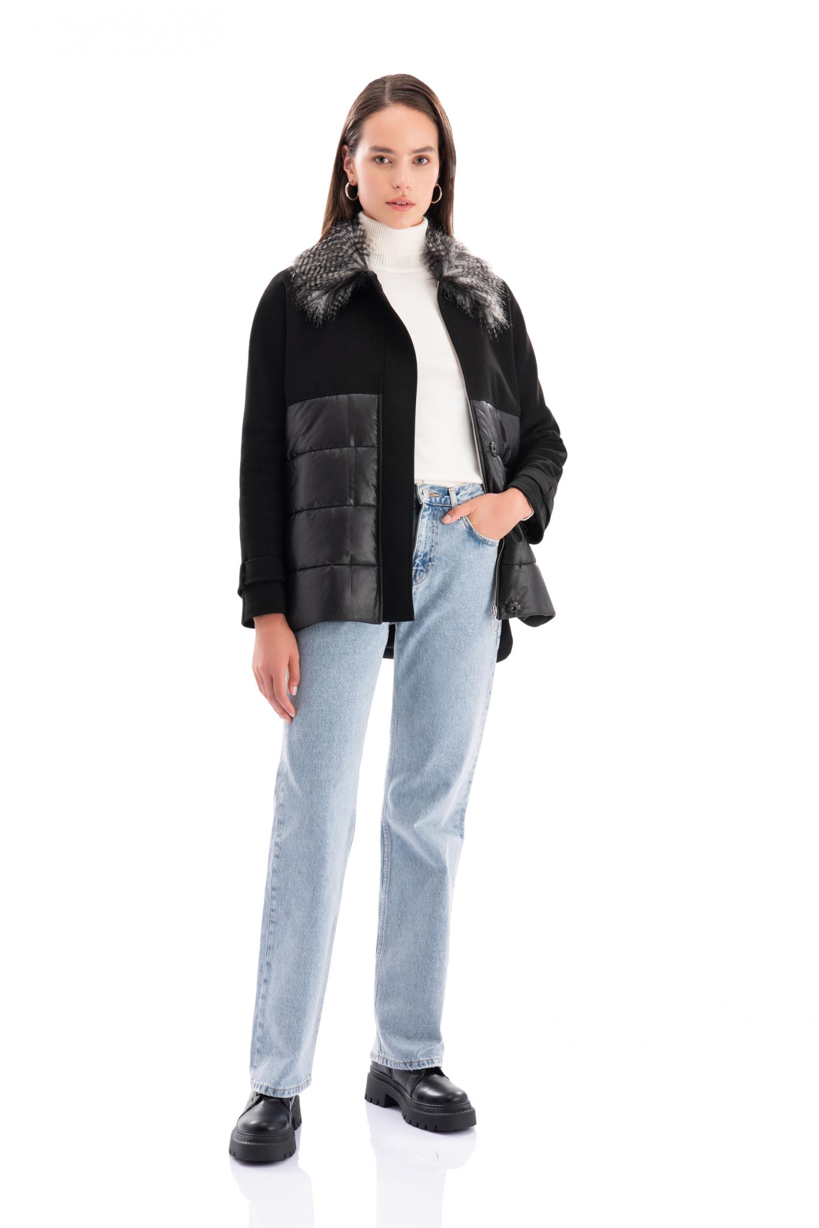 Kürklü Kısa Ceket