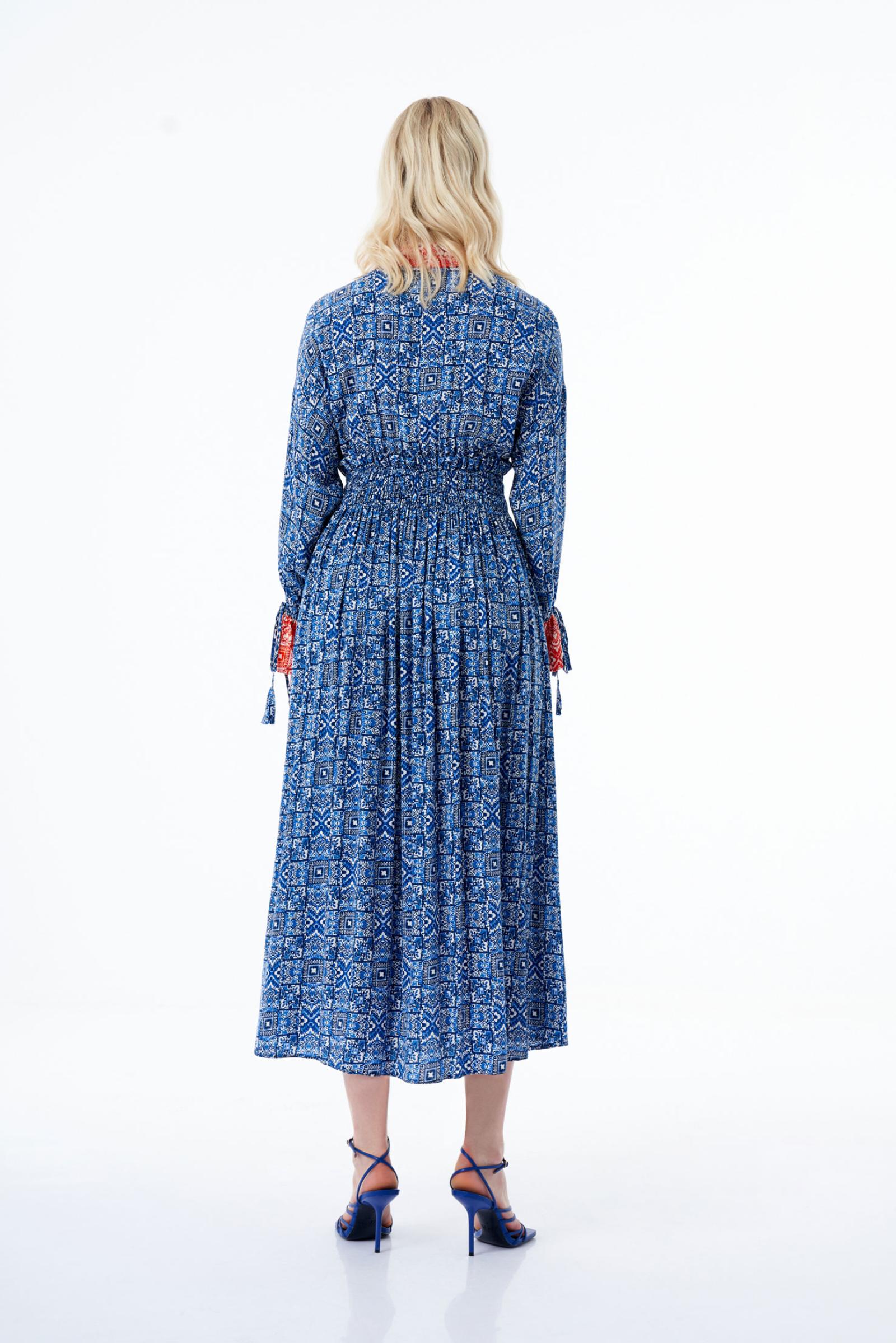 Etnik Desen Kadın Elbise