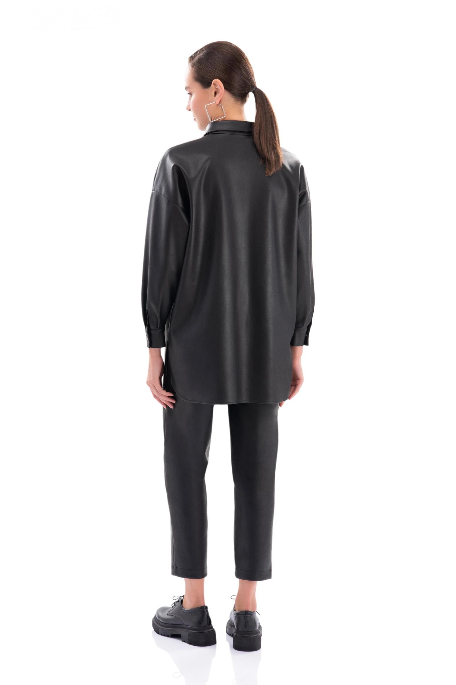 Çakma Detaylı Deri Tunik (SERİ 1.1.2)