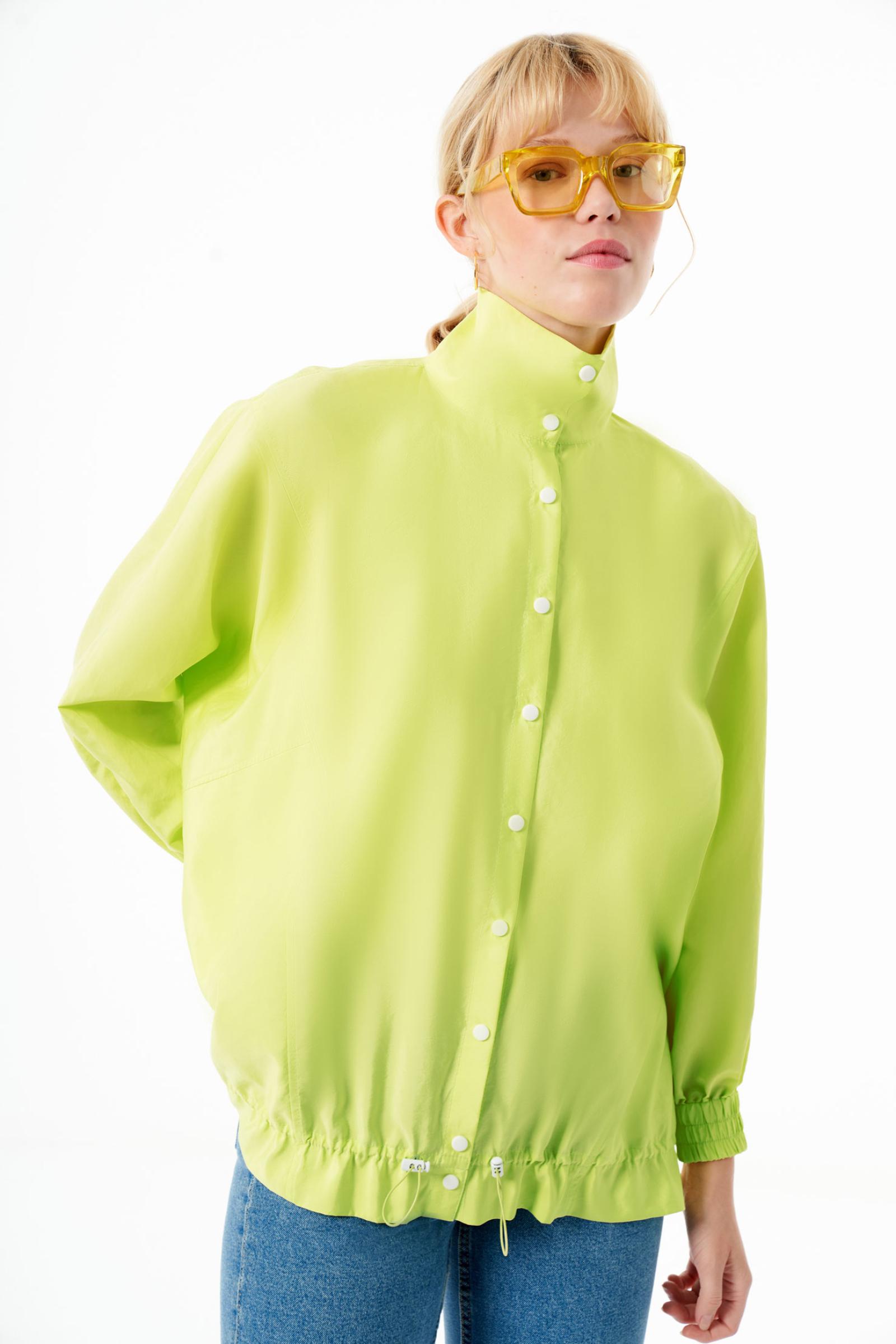 Kısa Kadın Trençkot (SERİ 1.1.2) - NEON