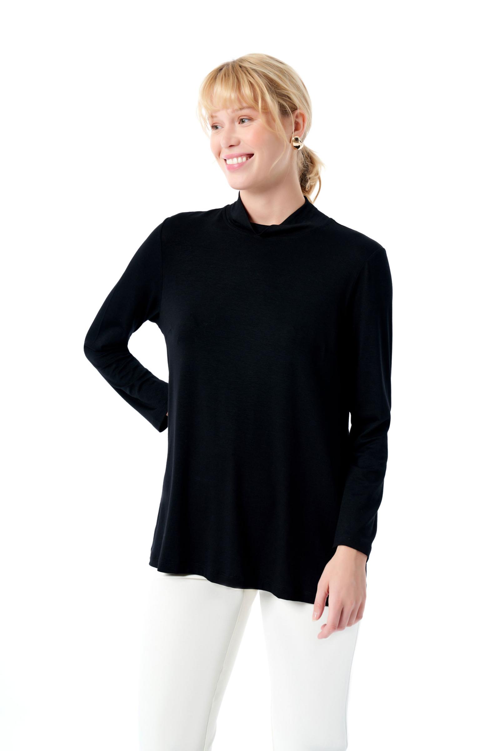 Örme Kadın Bluz - SİYAH