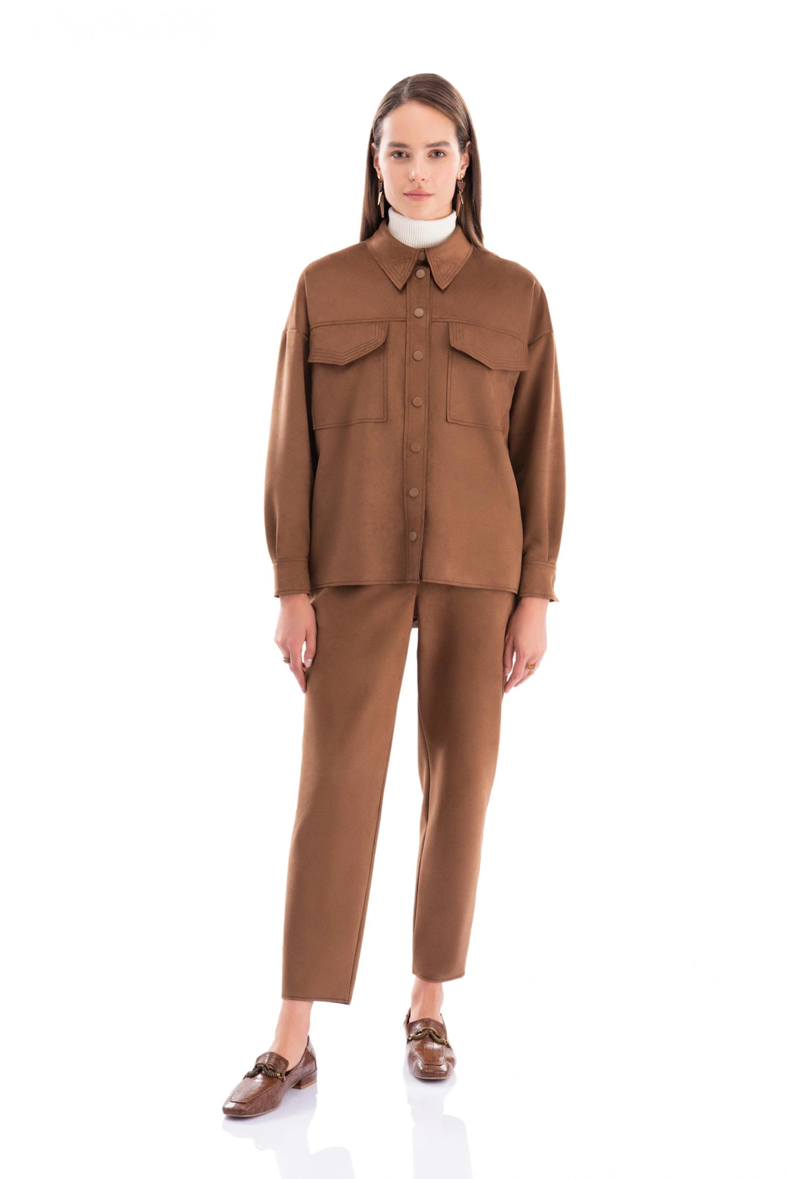 Süet Havuç Pantolon