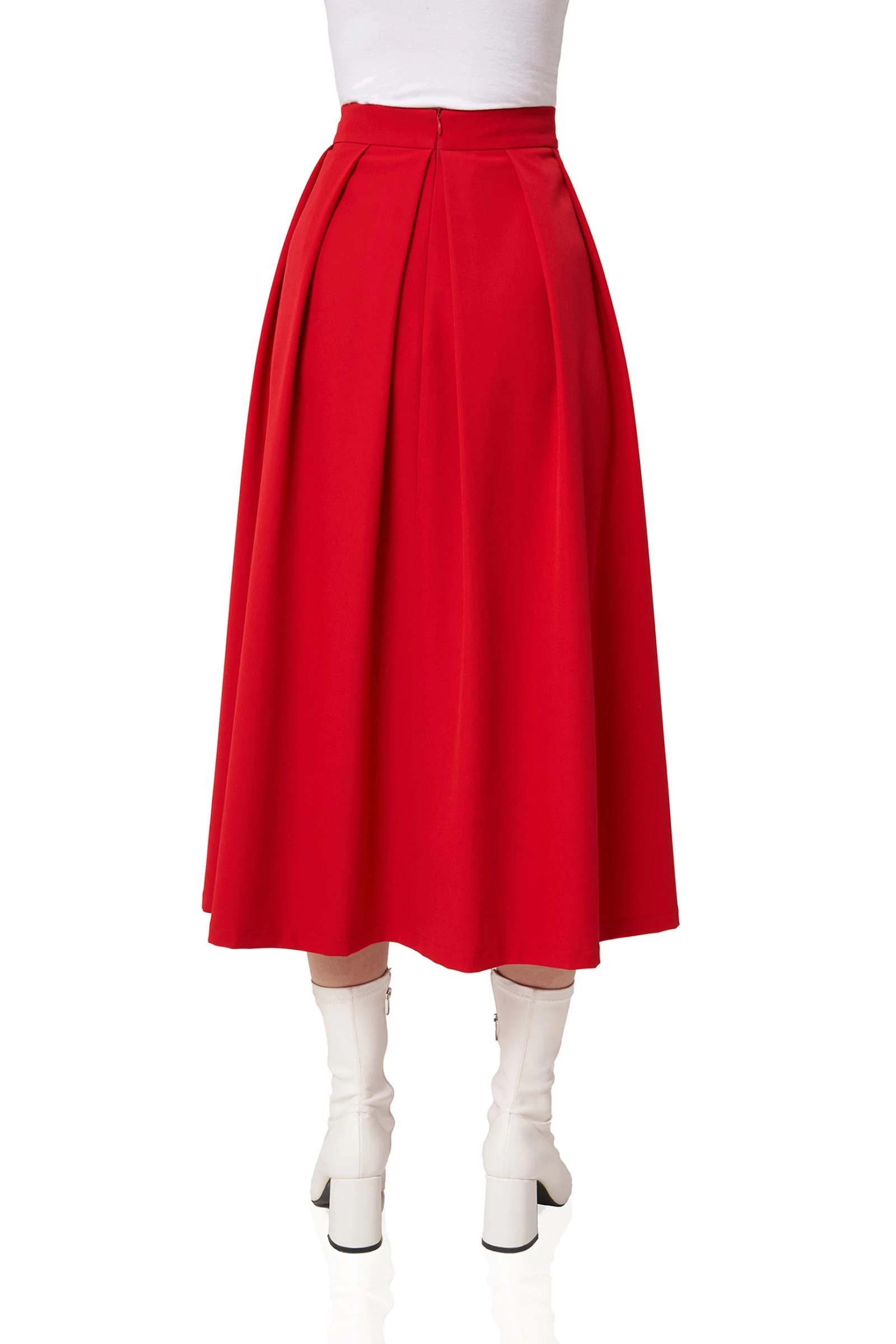 Kırmızı Uzun Etek