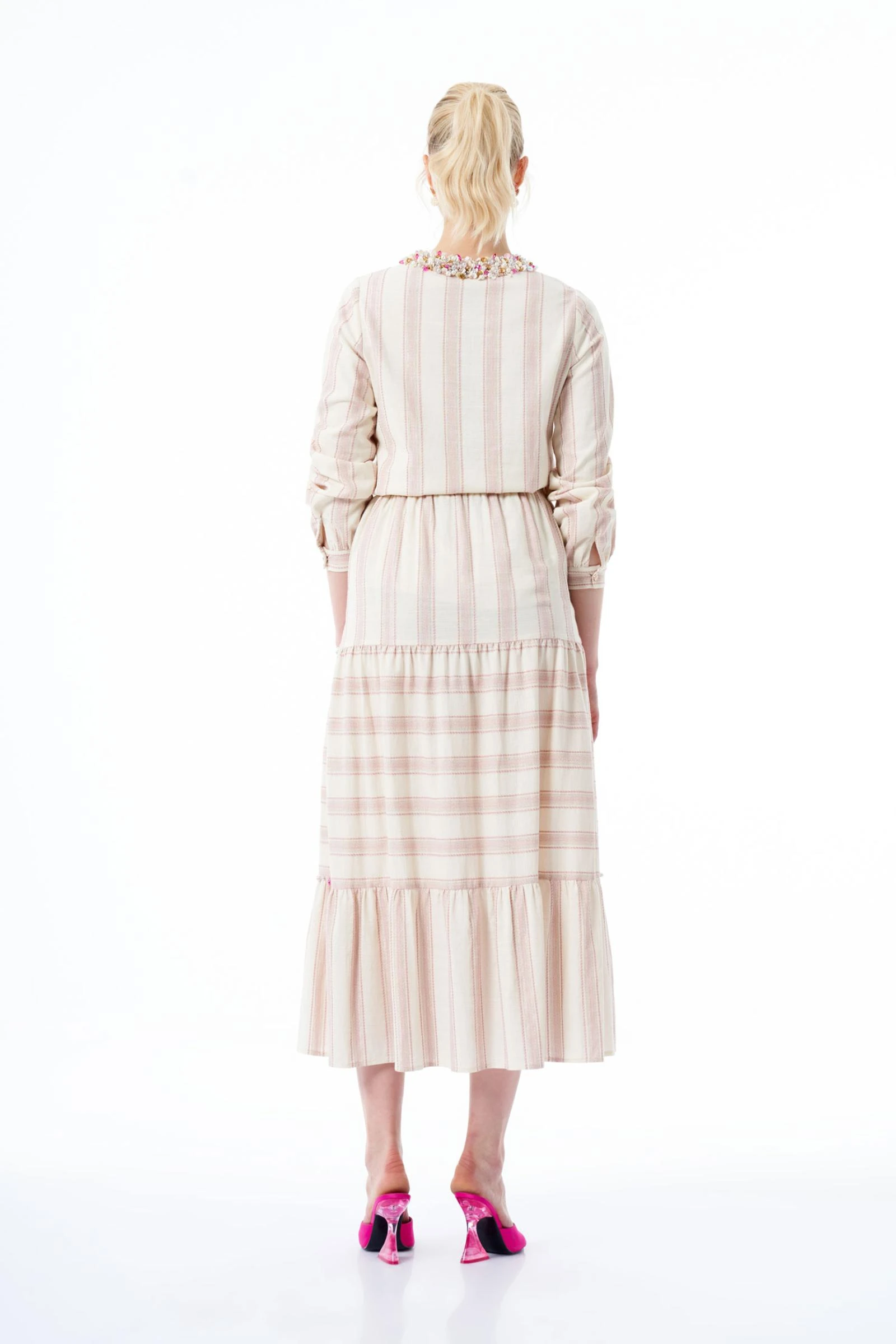 Çizgili Kadın Etek