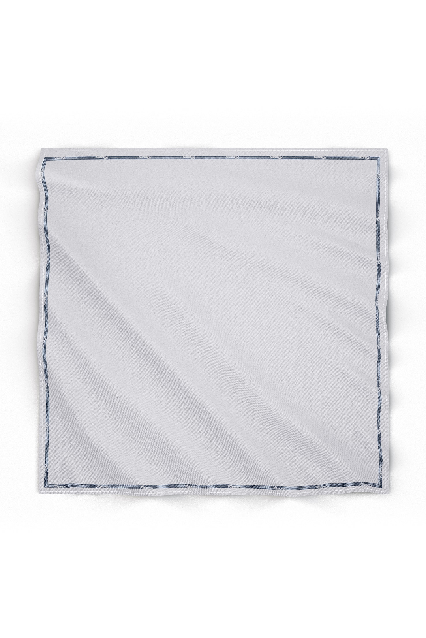 Zems Düz Renk Twill İpek Eşarp - GRİ